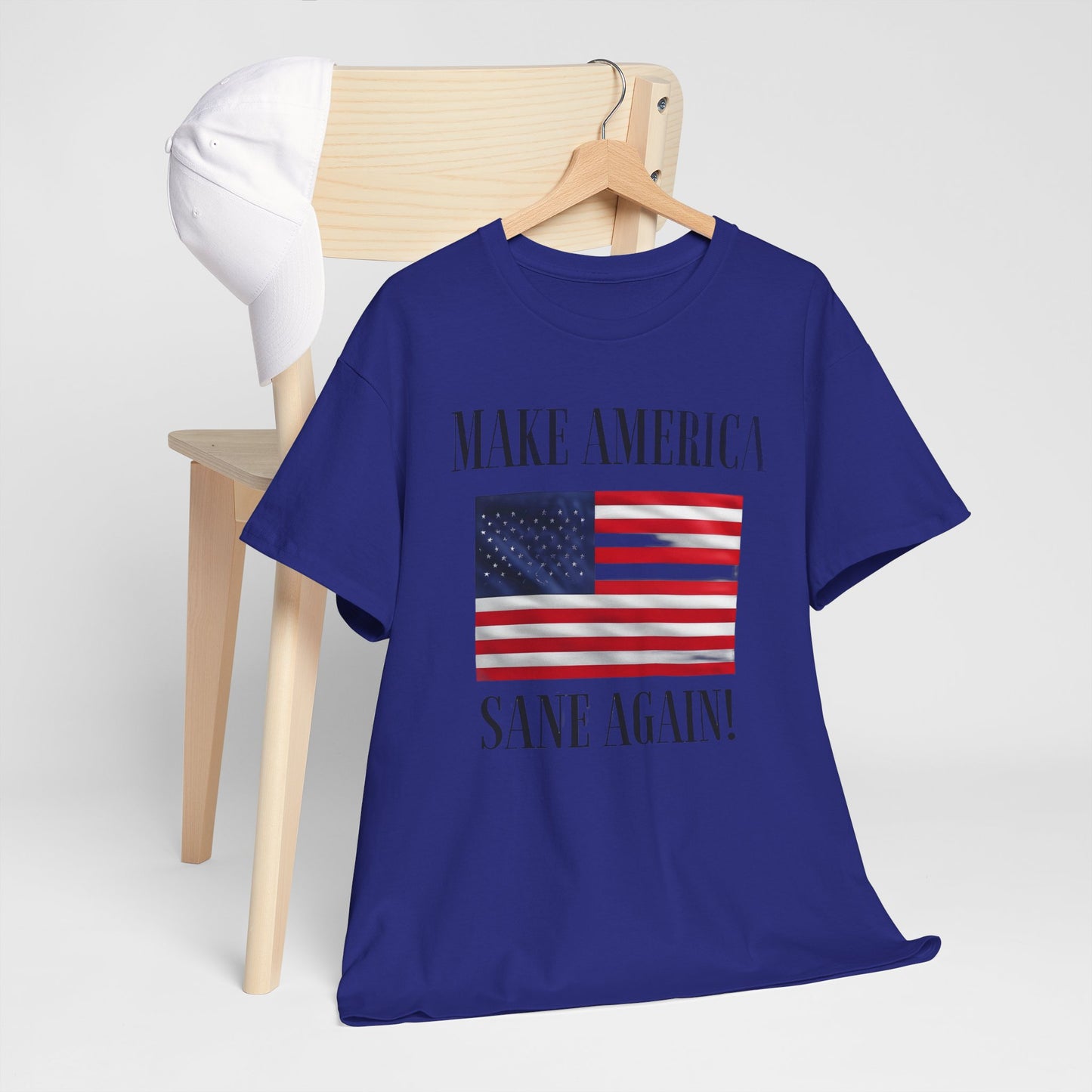 Make America Sane Again! T-Shirt, Unisex Graphic T-Shirt, Political Statement Tee, Anti Fascism, Anti MAGA