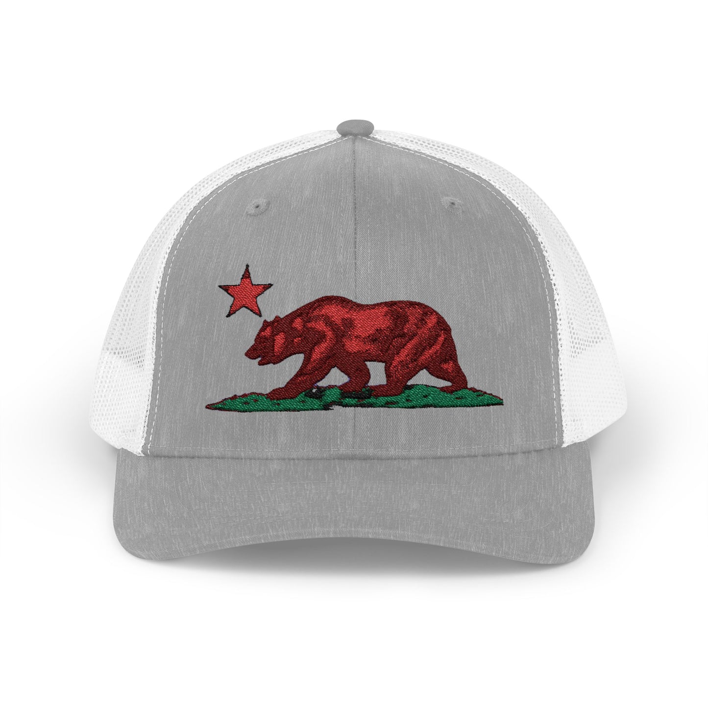 California Bear Snapback Trucker Cap, Stylish Hat, Summer Accessory, Outdoor Gear, Retro Cap, Gift for Nature Lovers
