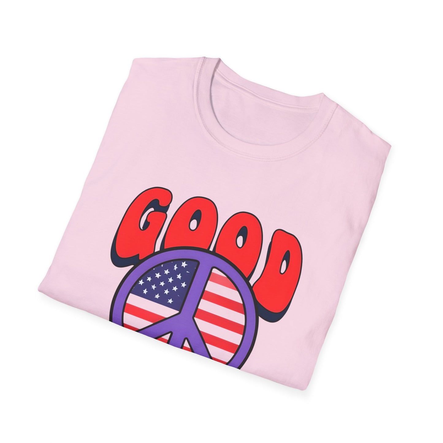 Peace & Good Trouble Unisex T-Shirt, Retro Graphic Tee, Casual Wear, Gift for Activists, July 4th Celebration Shirt
