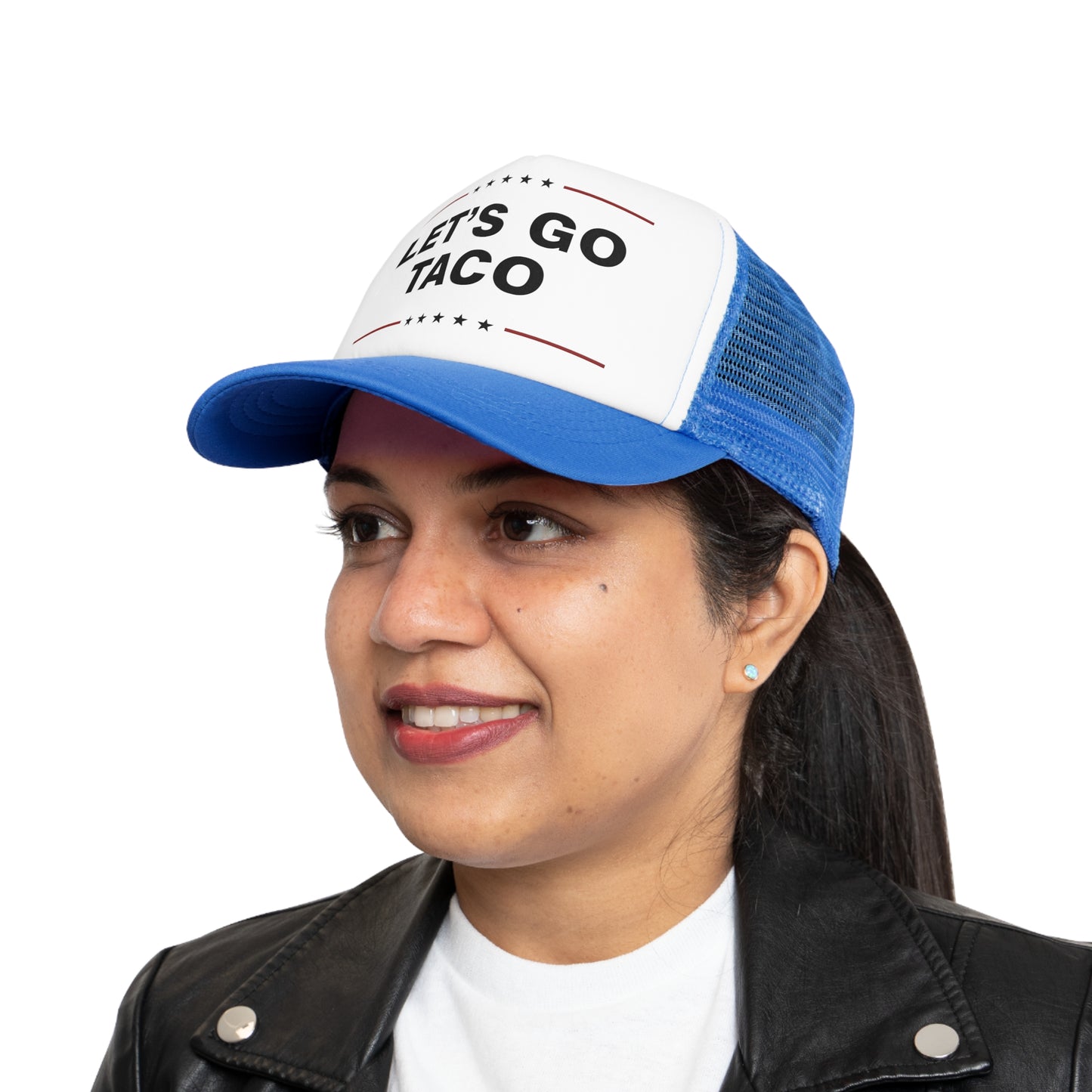 Let's Go Taco Mesh Cap - Impeach the Taco, Nacho President Hat, Humor Gift for Food Lovers, Party Accessory, Cinco de Mayo Party