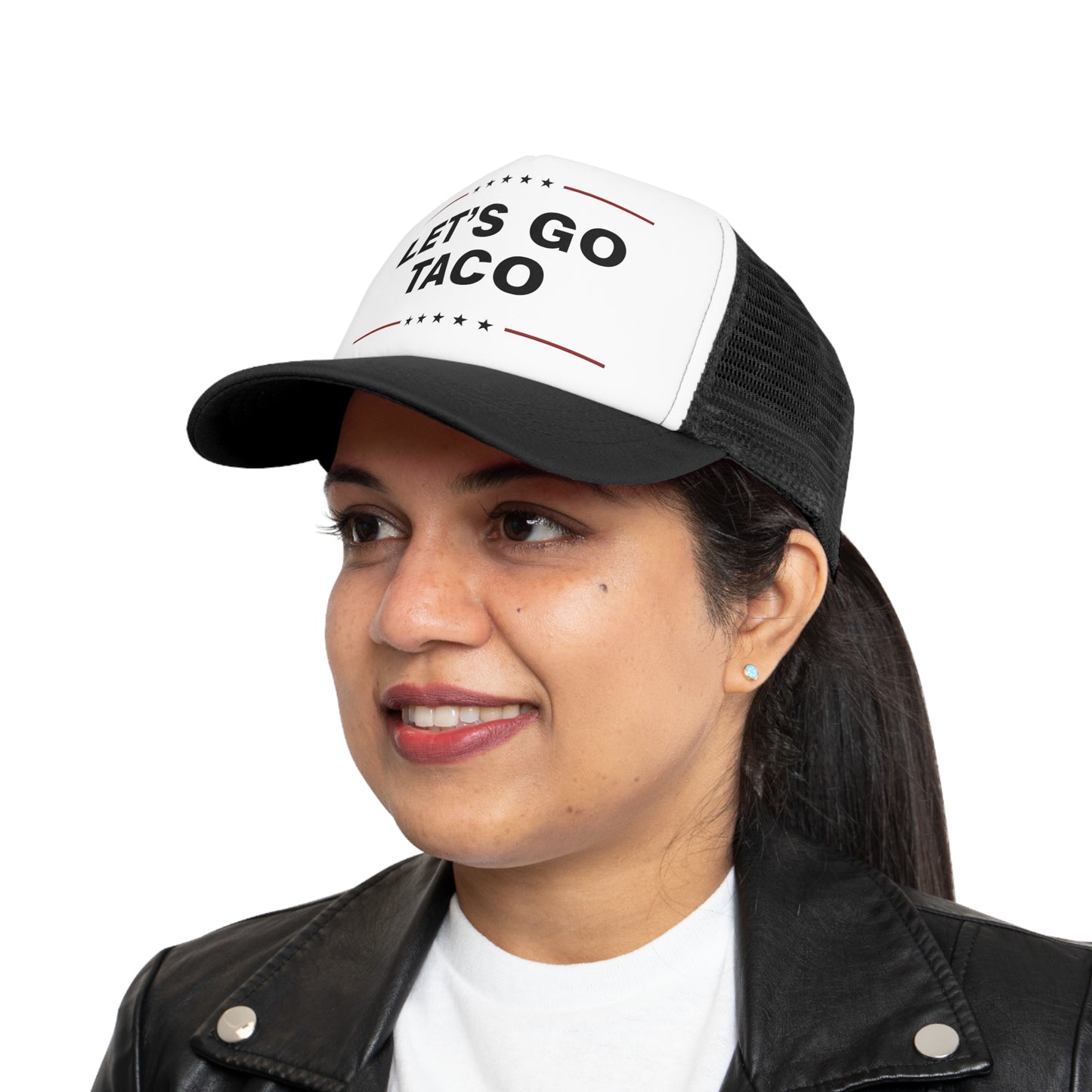 Let's Go Taco Mesh Cap - Impeach the Taco, Nacho President Hat, Humor Gift for Food Lovers, Party Accessory, Cinco de Mayo Party