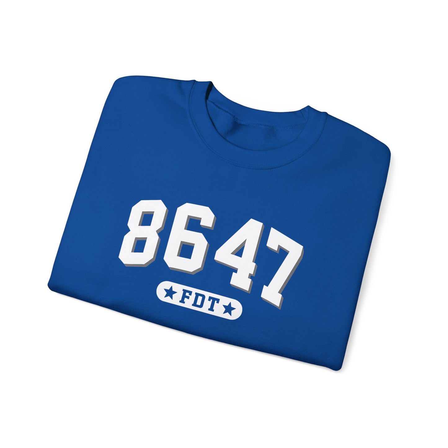 8647 FDT unisex Crewneck Sweatshirt, Stand with FDT Sweatshirt, No Trump Crewneck, Anti-Fascism Sweatshirt, unisex crewneck sweatshirt