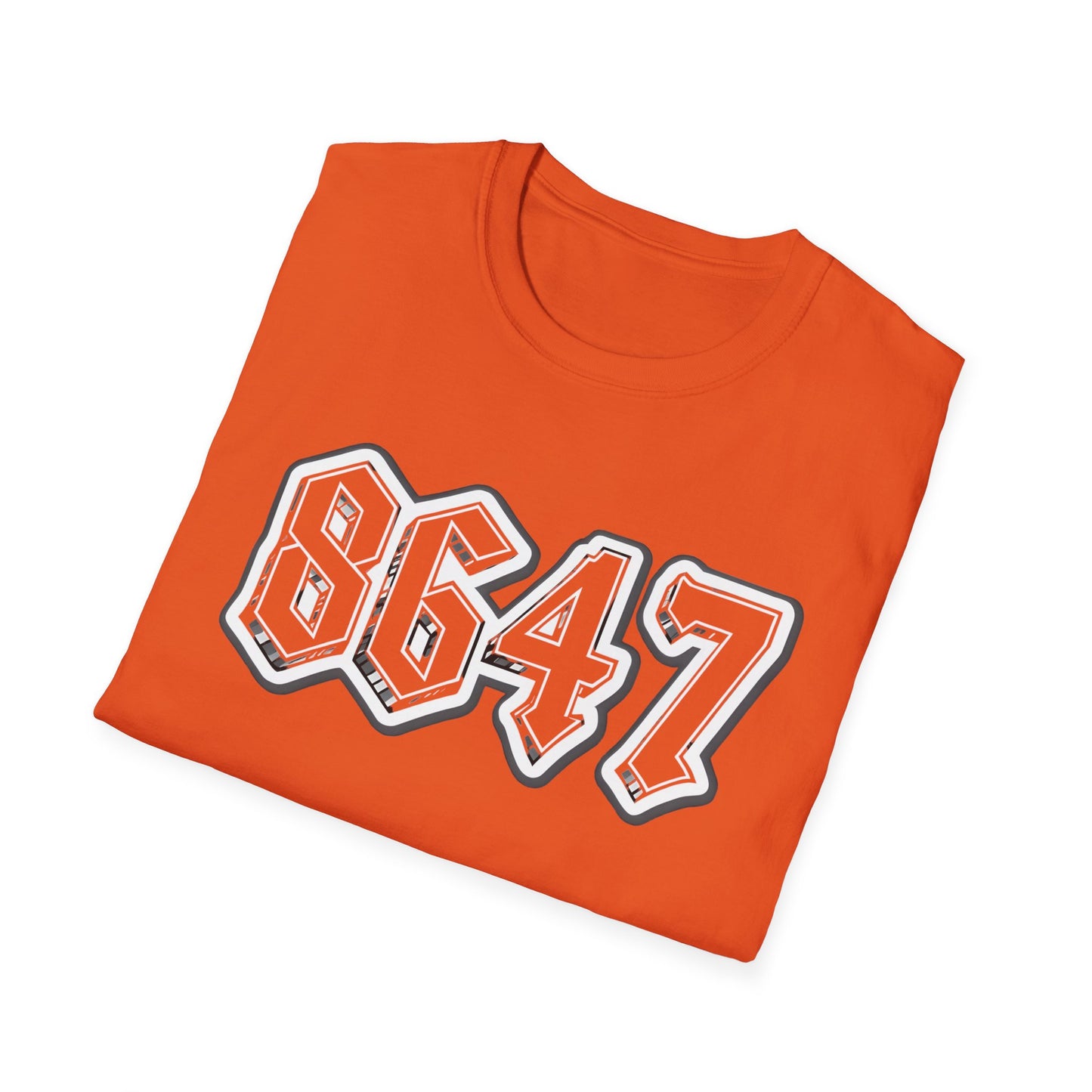 8647 Trendy Unisex T-Shirt with Bold Graphic 8647, Casual Streetwear, Gift for Him or Her, Everyday Wear, Comfortable Tee