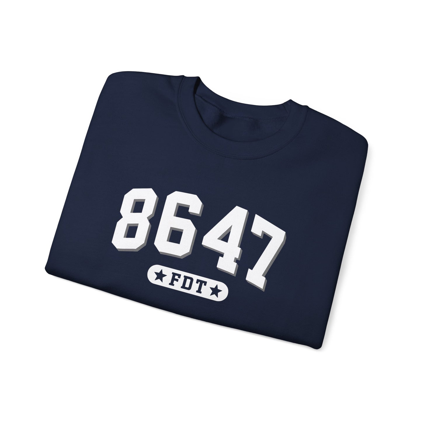 8647 FDT unisex Crewneck Sweatshirt, Stand with FDT Sweatshirt, No Trump Crewneck, Anti-Fascism Sweatshirt, unisex crewneck sweatshirt