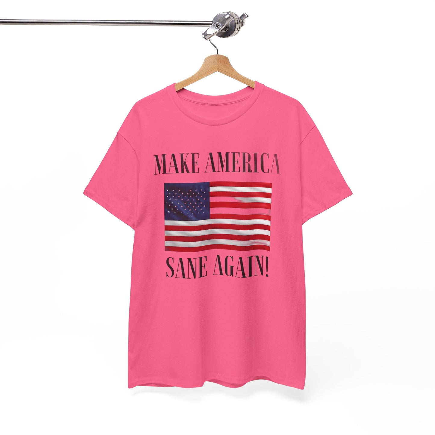 Make America Sane Again! T-Shirt, Unisex Graphic T-Shirt, Political Statement Tee, Anti Fascism, Anti MAGA