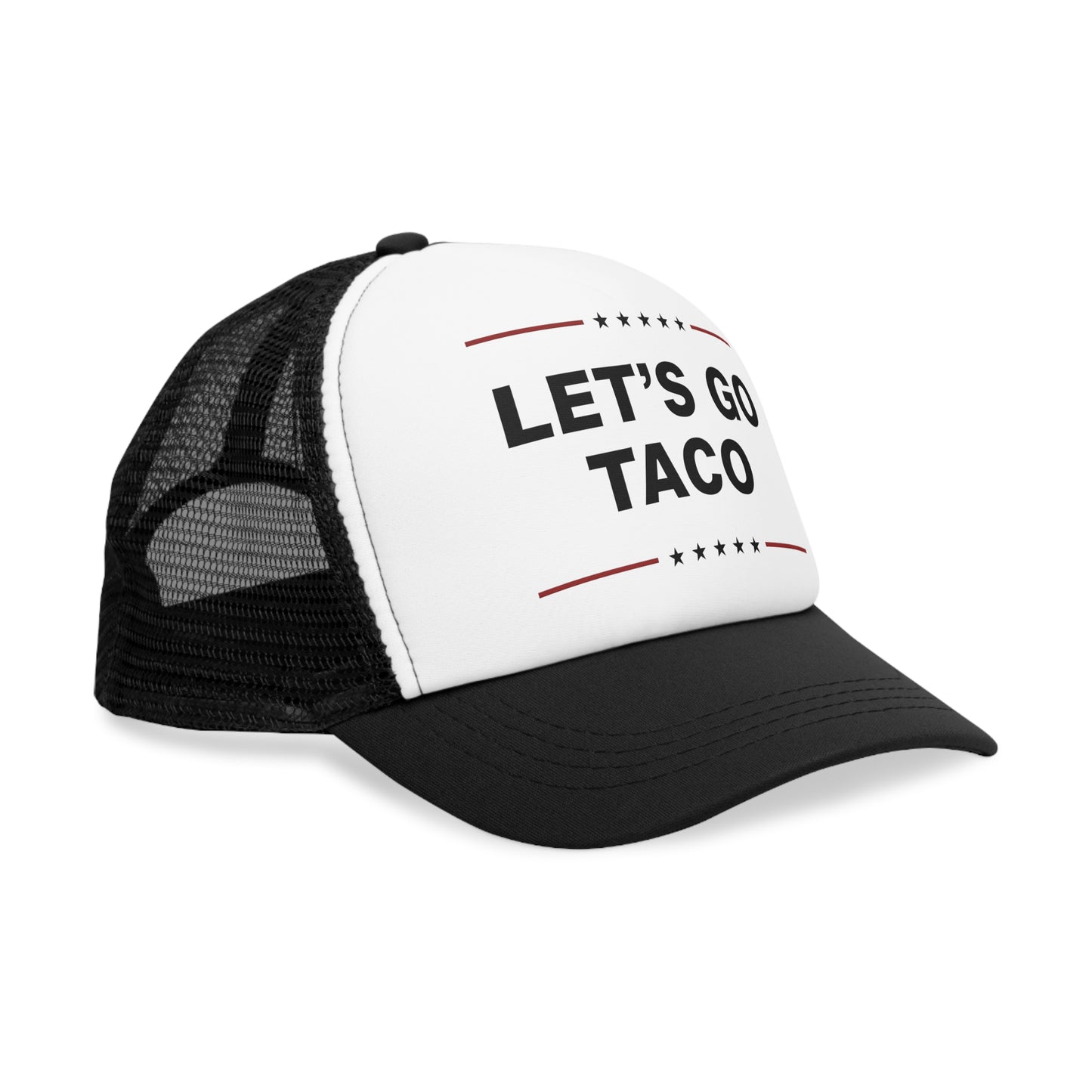 Let's Go Taco Mesh Cap - Impeach the Taco, Nacho President Hat, Humor Gift for Food Lovers, Party Accessory, Cinco de Mayo Party