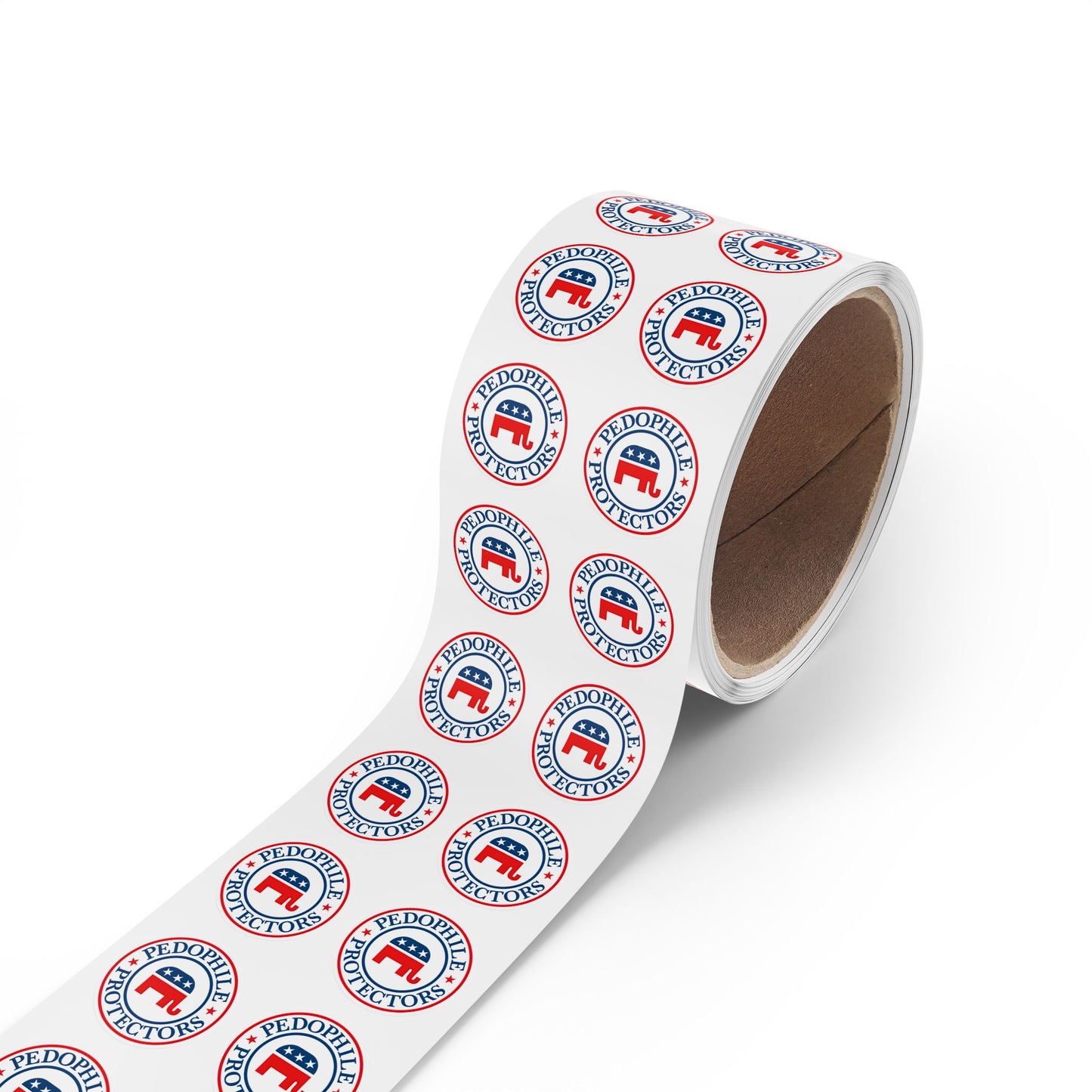Political Round Sticker Labels, GOP Elephant Stickers, Custom Labels for Events, Party Favors, Fundraising, Campaign Supplies