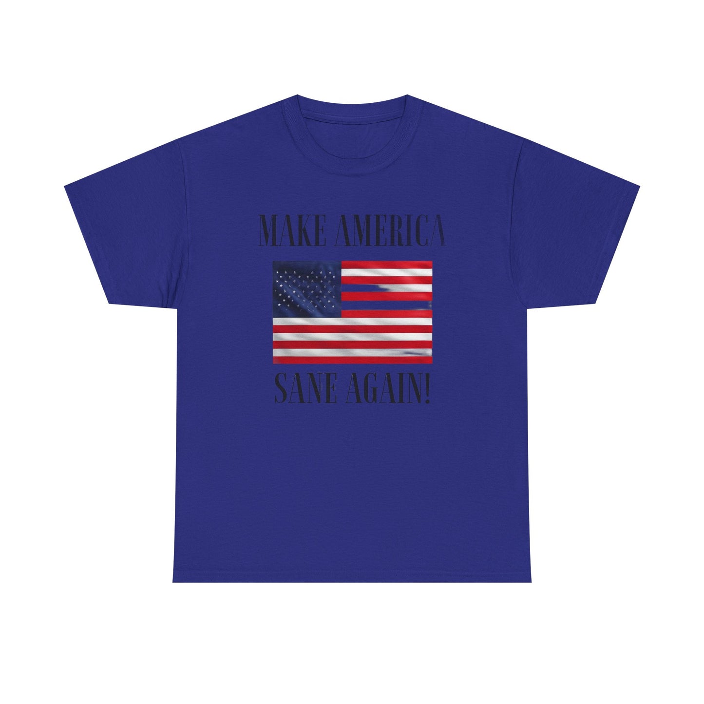 Make America Sane Again! T-Shirt, Unisex Graphic T-Shirt, Political Statement Tee, Anti Fascism, Anti MAGA
