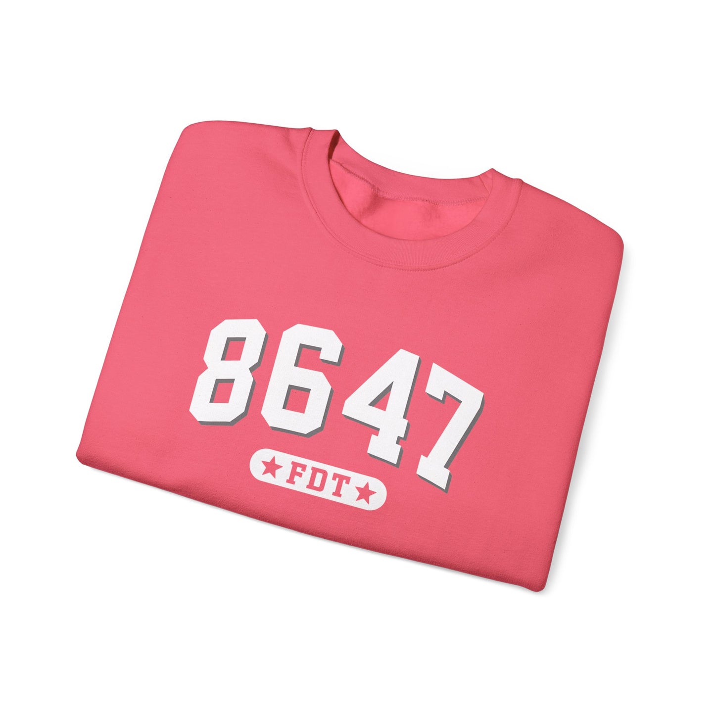 8647 FDT unisex Crewneck Sweatshirt, Stand with FDT Sweatshirt, No Trump Crewneck, Anti-Fascism Sweatshirt, unisex crewneck sweatshirt