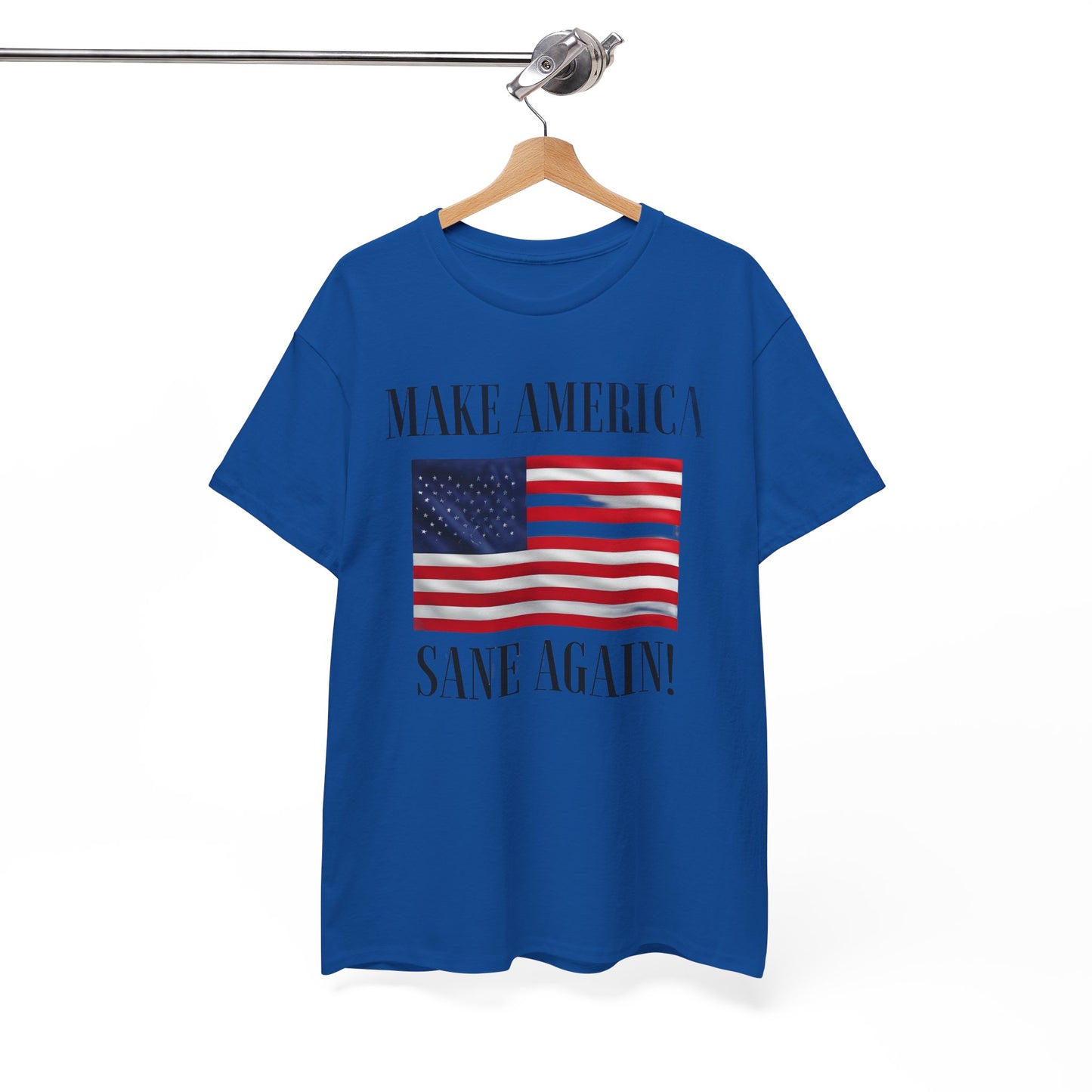Make America Sane Again! T-Shirt, Unisex Graphic T-Shirt, Political Statement Tee, Anti Fascism, Anti MAGA