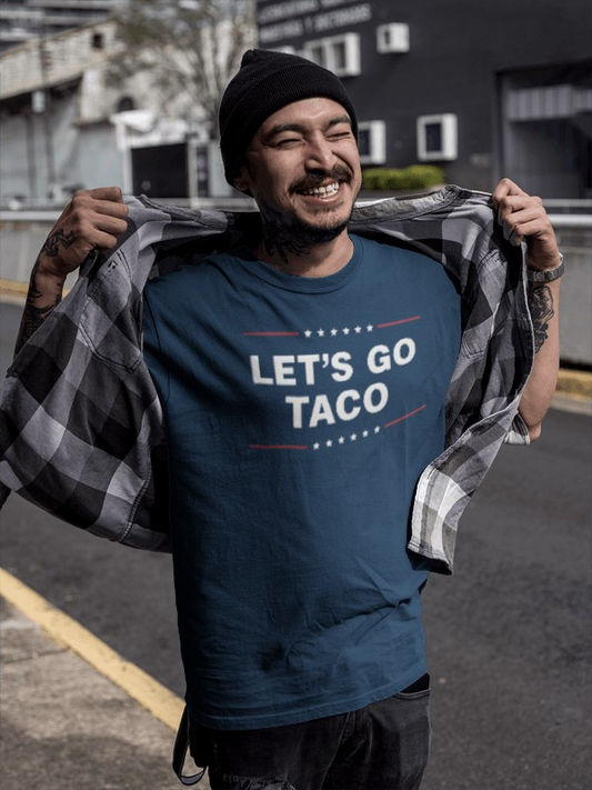 Let's Go Taco Unisex Softstyle T-Shirt, Taco Lover Gift, Funny Foodie Shirt, Casual Wear, Taco Tuesday Tee