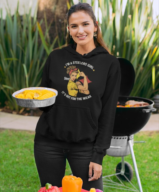 Steelers Girl Fleece Hoodie Sassy Sweatshirt with Motivational Quote - Perfect Gift for Gym Lovers, Workout Hooded Pullover, Casual Wear, Unisex Fashion, Fitness [...]