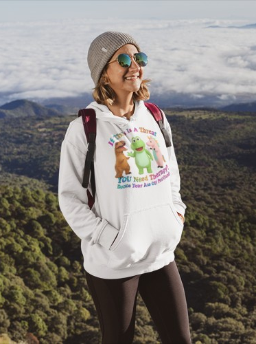 You Need Therapy, Dance Your Ass Off Portland!  Hoodie, Unisex Sweatshirt, Casual Wear, Gift for Friends, Cozy and Stylish Outfit