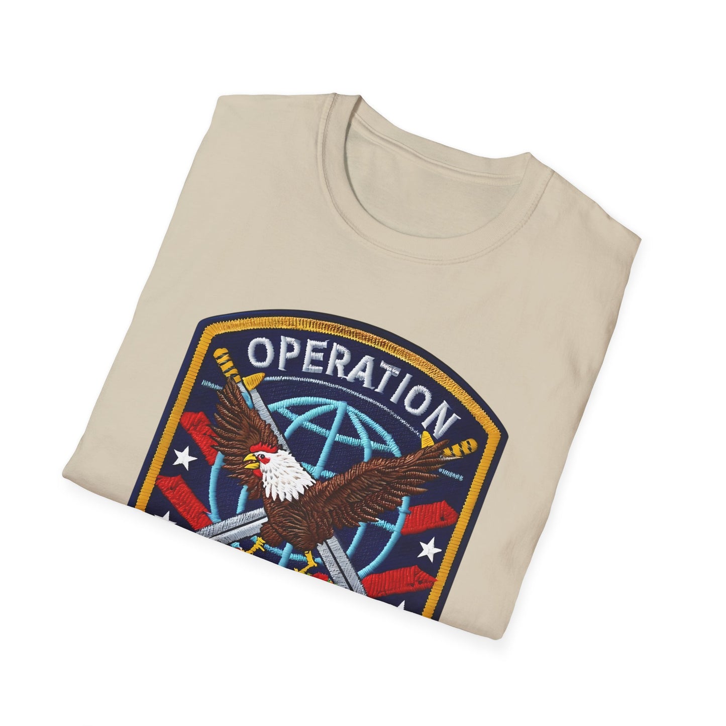 Operation Enduring Clusterf*ck Unisex Softstyle T-Shirt, Casual Wear, Military Humor Tee, Gift for Veterans, Fun Graphic Tee