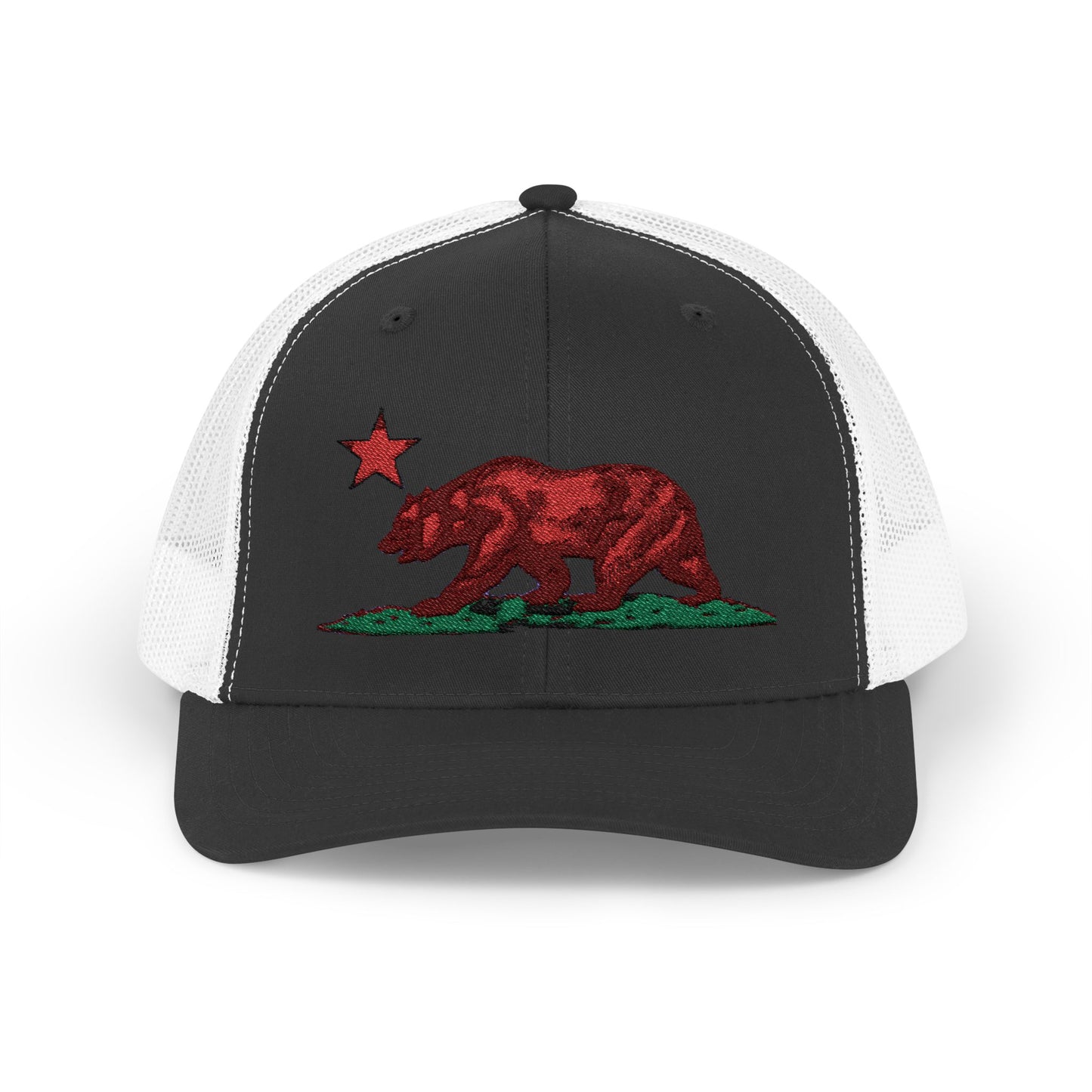 California Bear Snapback Trucker Cap, Stylish Hat, Summer Accessory, Outdoor Gear, Retro Cap, Gift for Nature Lovers
