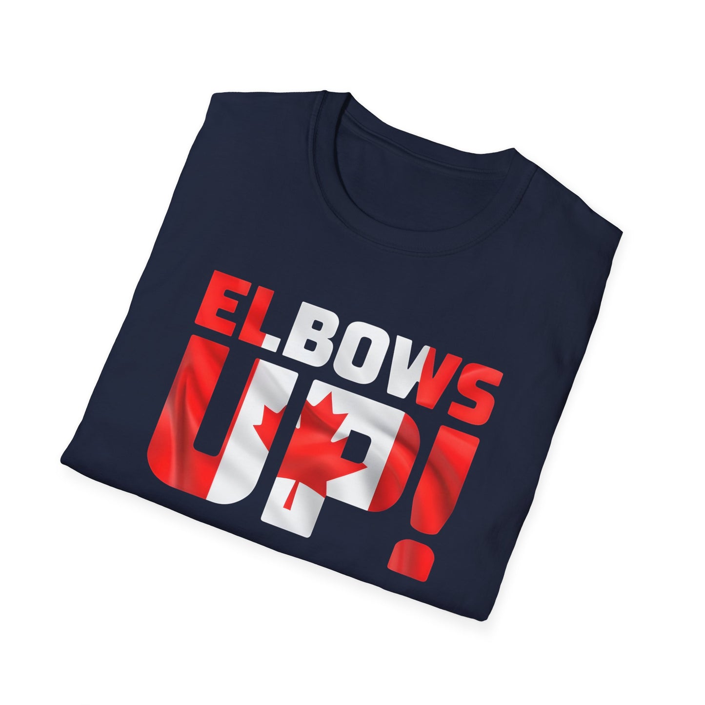 Canadian Pride Elbows Up T-Shirt, Unisex Tee, Fun Canada Day Apparel, Gift for Canada Lovers, Comfortable Travel Shirt