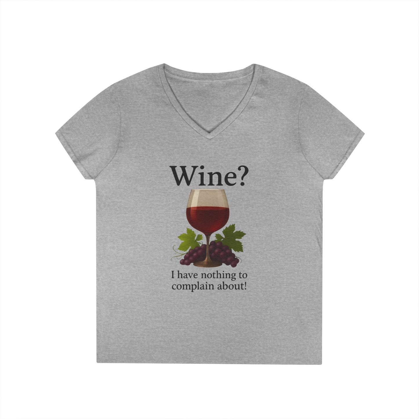 Wine Lover's V-Neck T-Shirt, Fun Wine Quote Tee, Gifts for Her, Casual Summer Top, Ladies' Wine Shirt