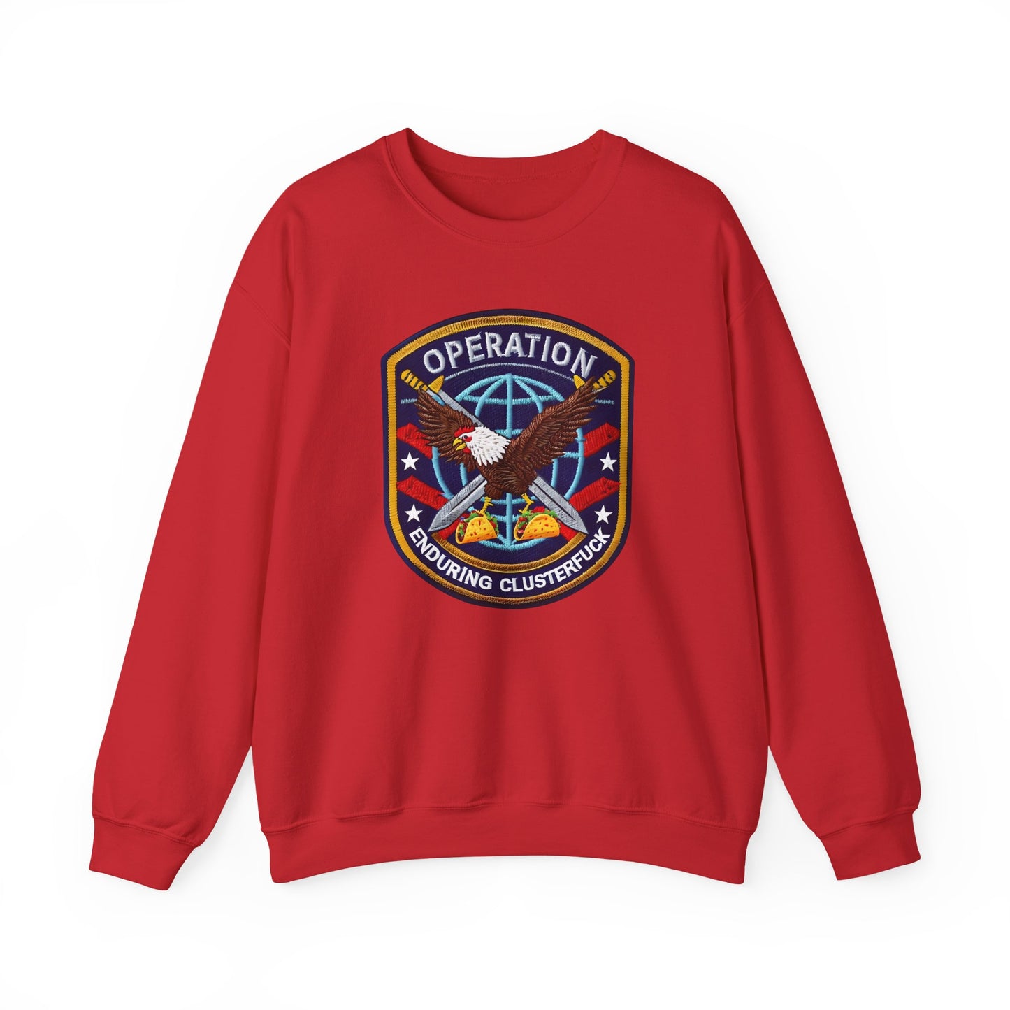 Operation Enduring Clusterfuck crewneck Sweatshirt, Political Statement Sweatshirt, Anti Fascism Sweatshirt, Support Ukraine Crew Neck