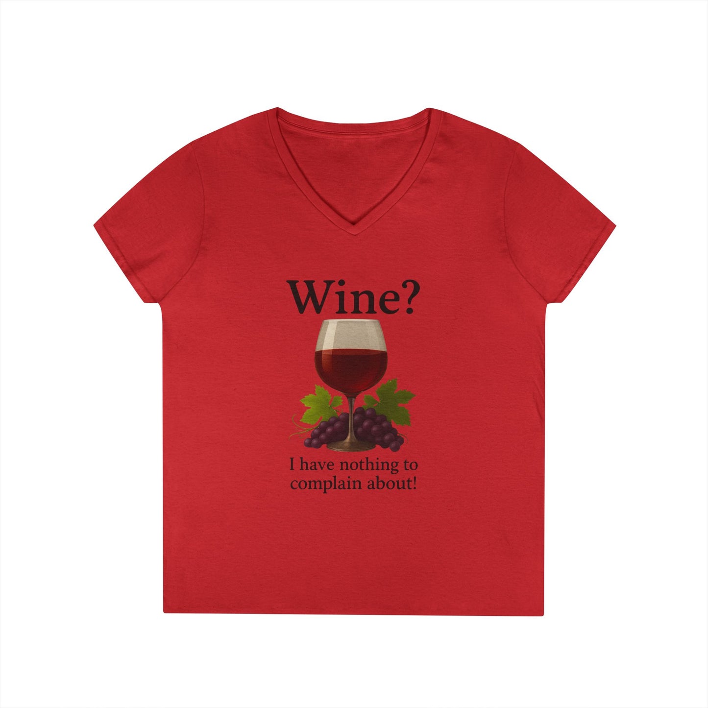 Wine Lover's V-Neck T-Shirt, Fun Wine Quote Tee, Gifts for Her, Casual Summer Top, Ladies' Wine Shirt