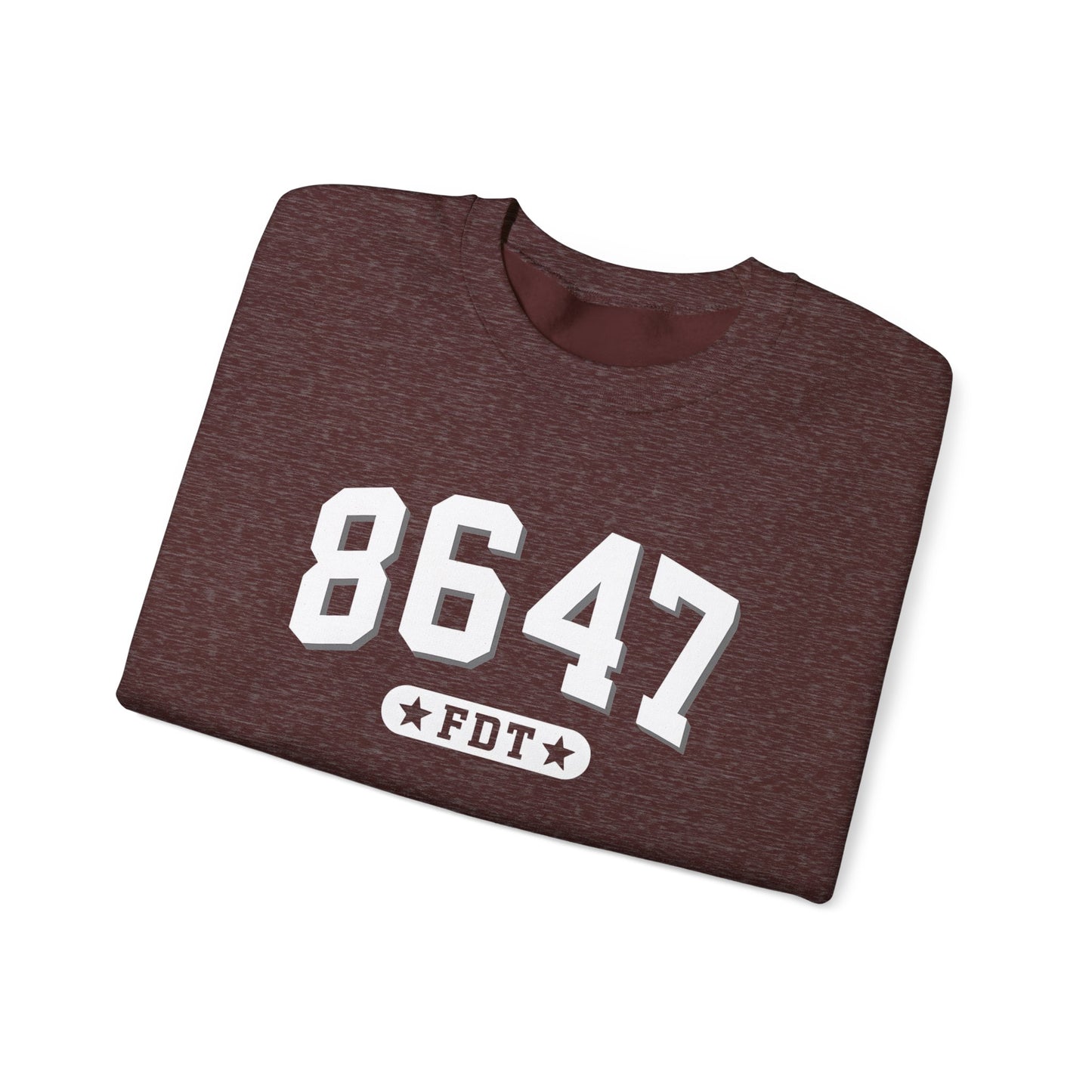8647 FDT unisex Crewneck Sweatshirt, Stand with FDT Sweatshirt, No Trump Crewneck, Anti-Fascism Sweatshirt, unisex crewneck sweatshirt