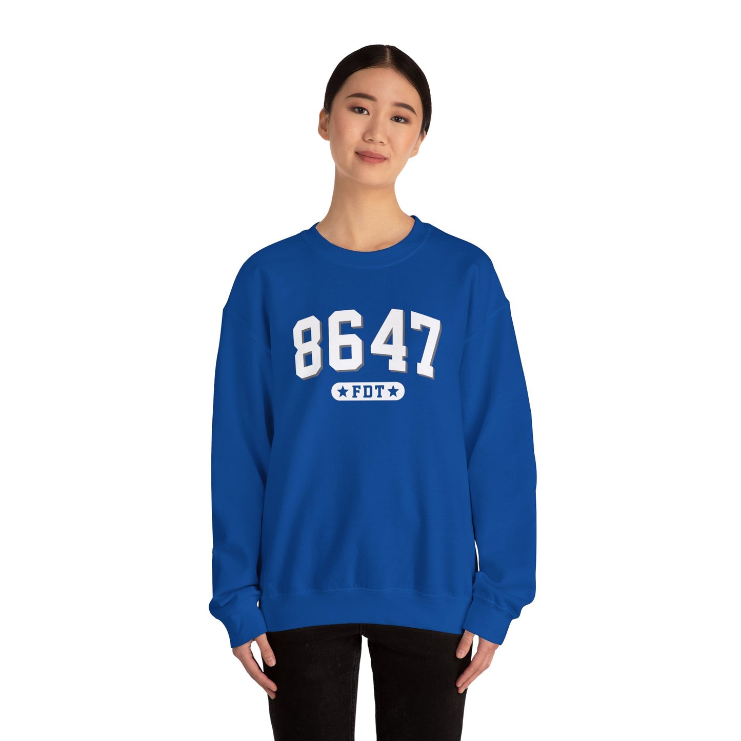 8647 FDT unisex Crewneck Sweatshirt, Stand with FDT Sweatshirt, No Trump Crewneck, Anti-Fascism Sweatshirt, unisex crewneck sweatshirt