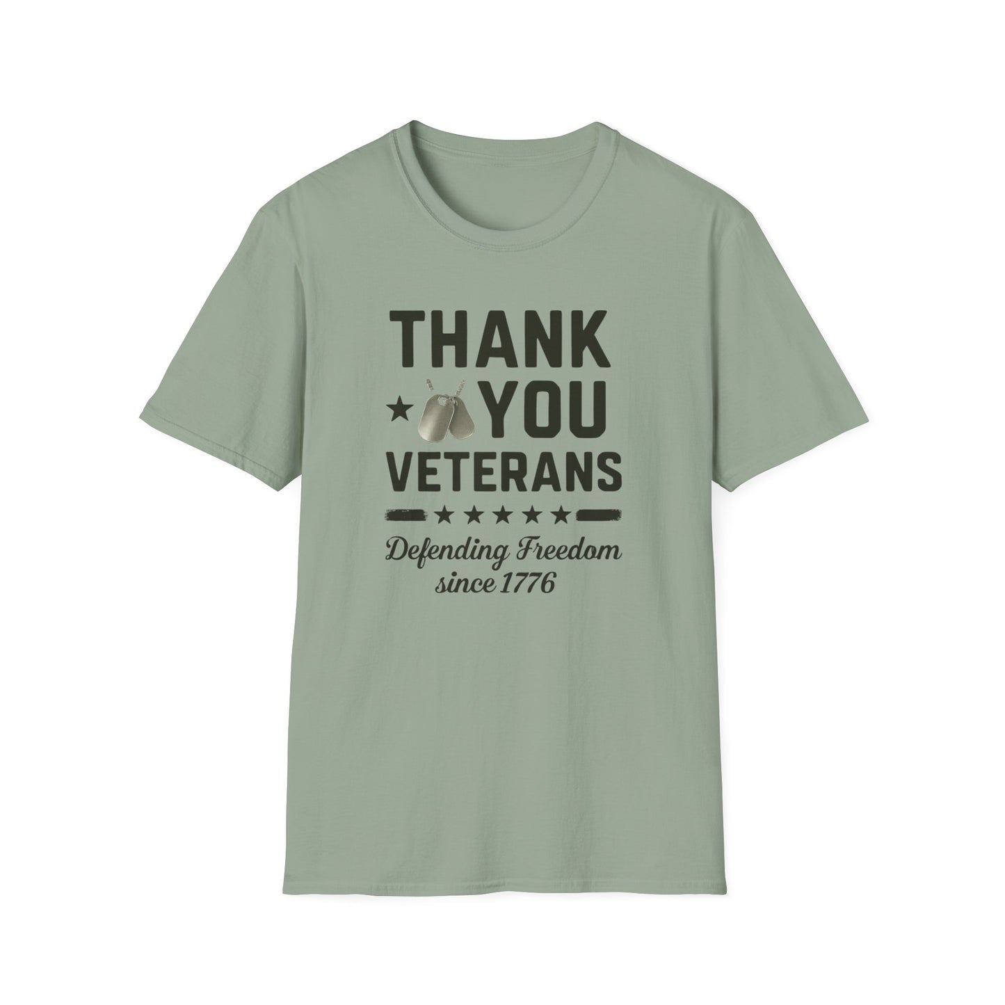 Thank You Veterans, Defending Freedom since 1776 unisex tshirt, 4th of july tee, patriotic tshirt, honor your local vet shirt