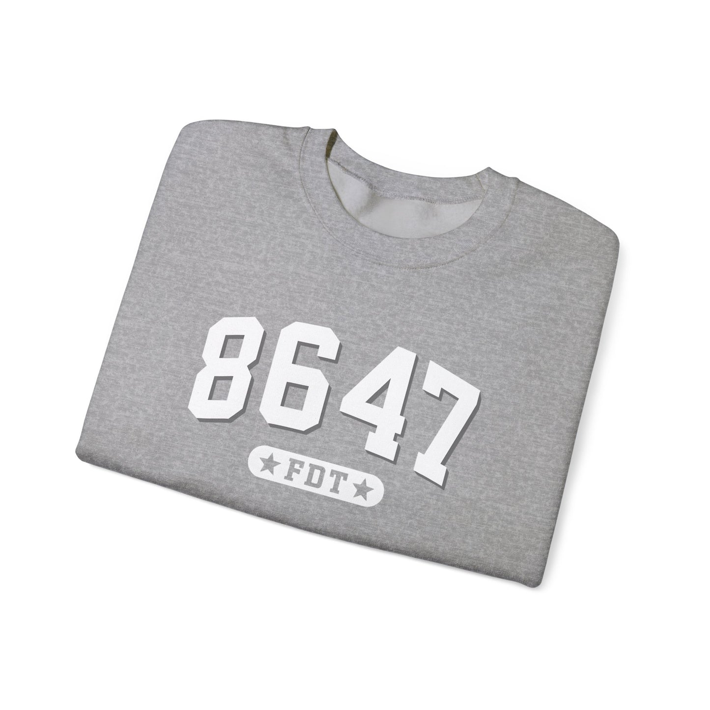 8647 FDT unisex Crewneck Sweatshirt, Stand with FDT Sweatshirt, No Trump Crewneck, Anti-Fascism Sweatshirt, unisex crewneck sweatshirt