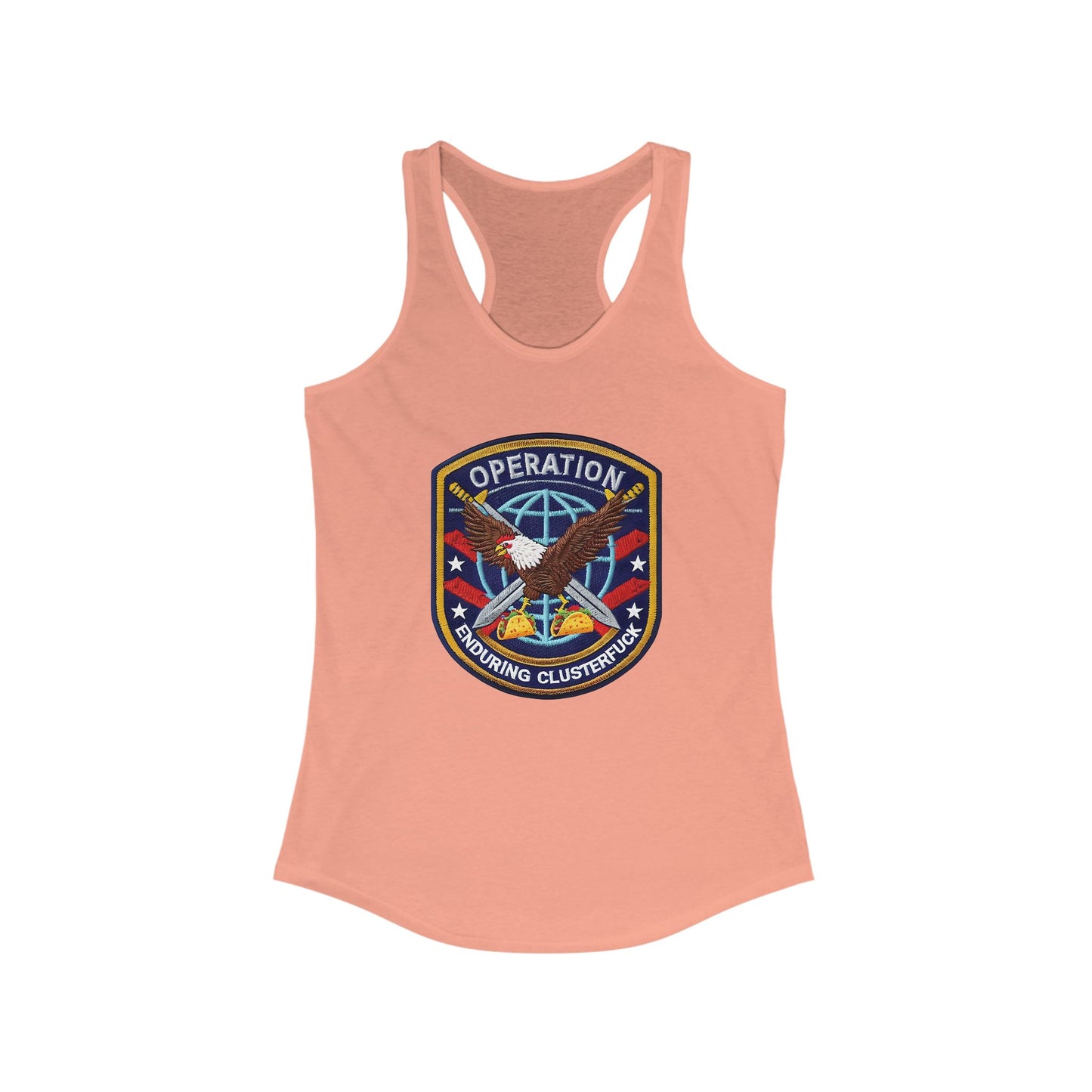 Operation Clusterfuck Women's Racerback Tank Top -  4th of July, Memorial Day, Veteran's Gift, Casual Summer Wear, [...]