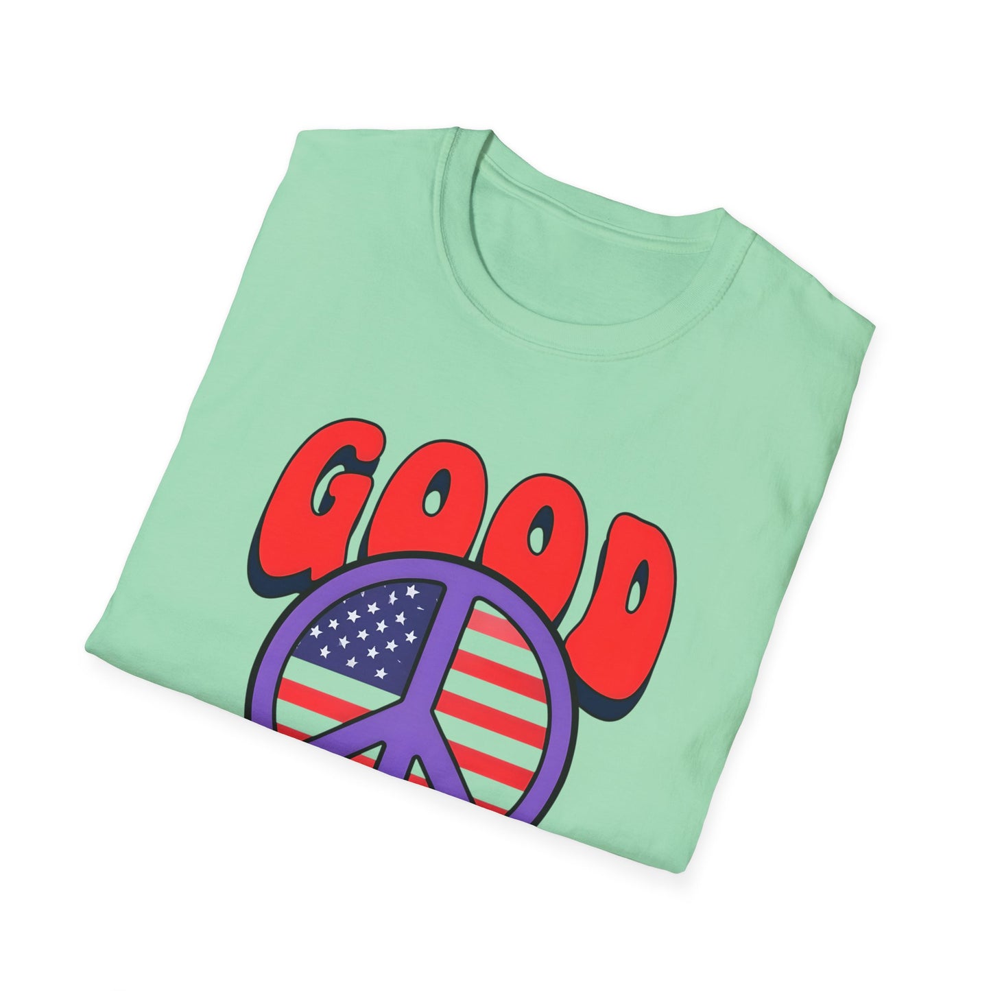 Peace & Good Trouble Unisex T-Shirt, Retro Graphic Tee, Casual Wear, Gift for Activists, July 4th Celebration Shirt
