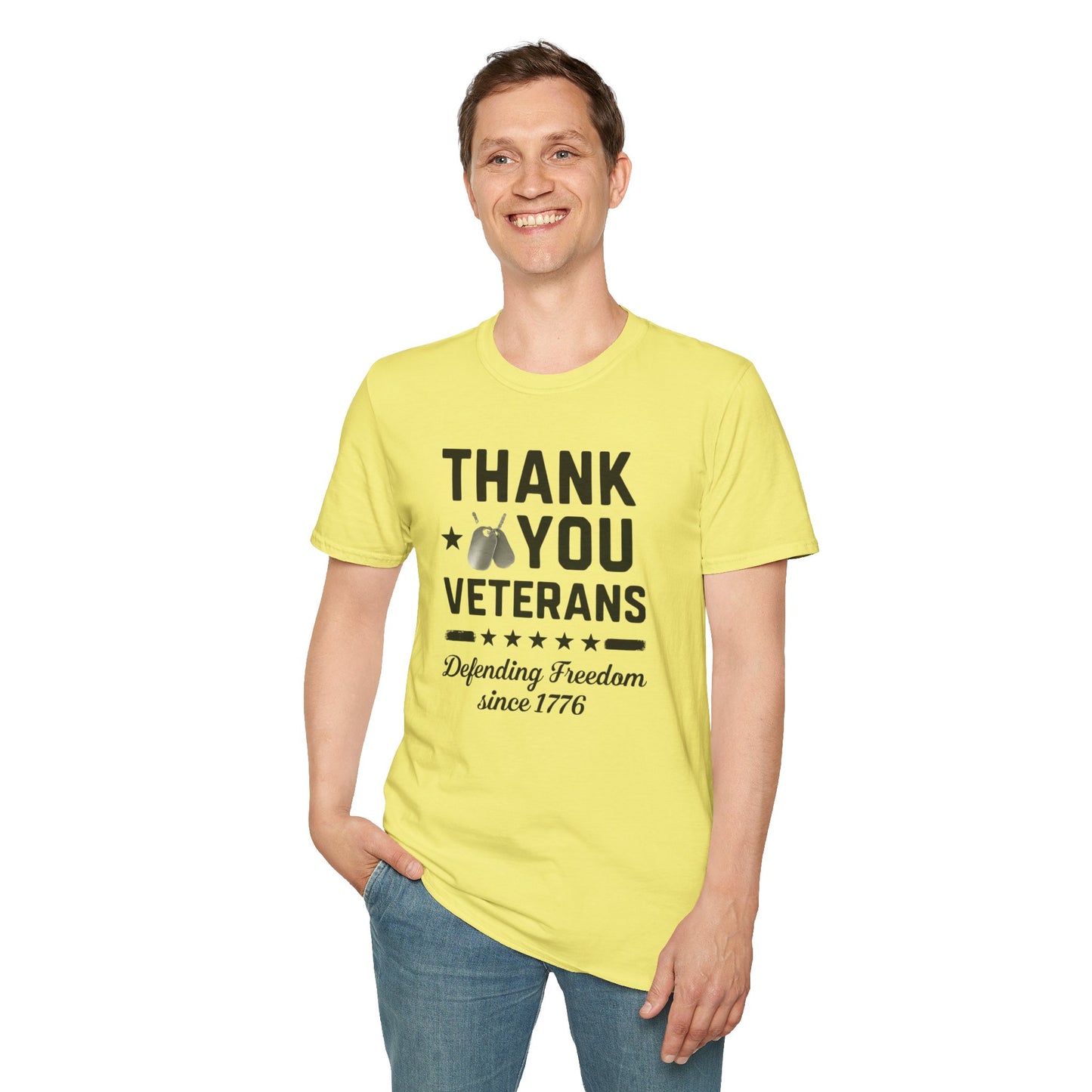 Thank You Veterans, Defending Freedom since 1776 unisex tshirt, 4th of july tee, patriotic tshirt, honor your local vet shirt
