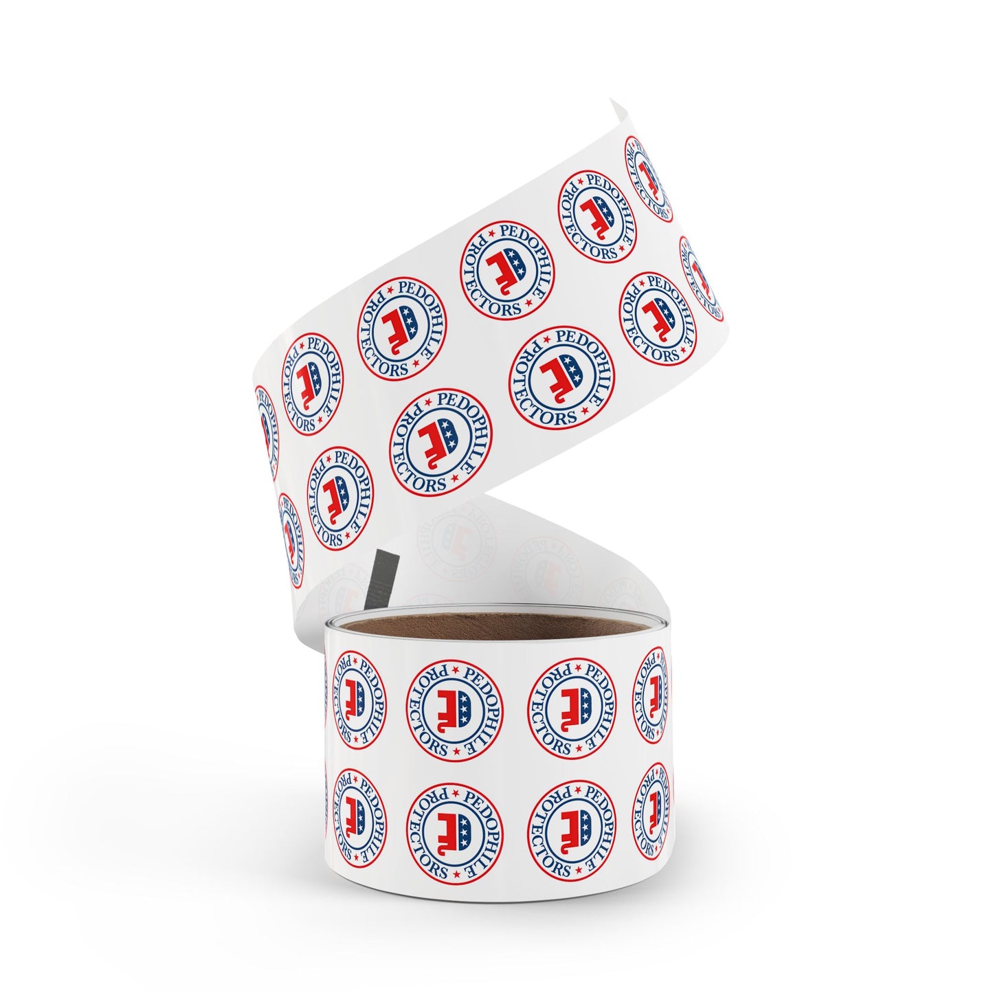 Political Round Sticker Labels, GOP Elephant Stickers, Custom Labels for Events, Party Favors, Fundraising, Campaign Supplies