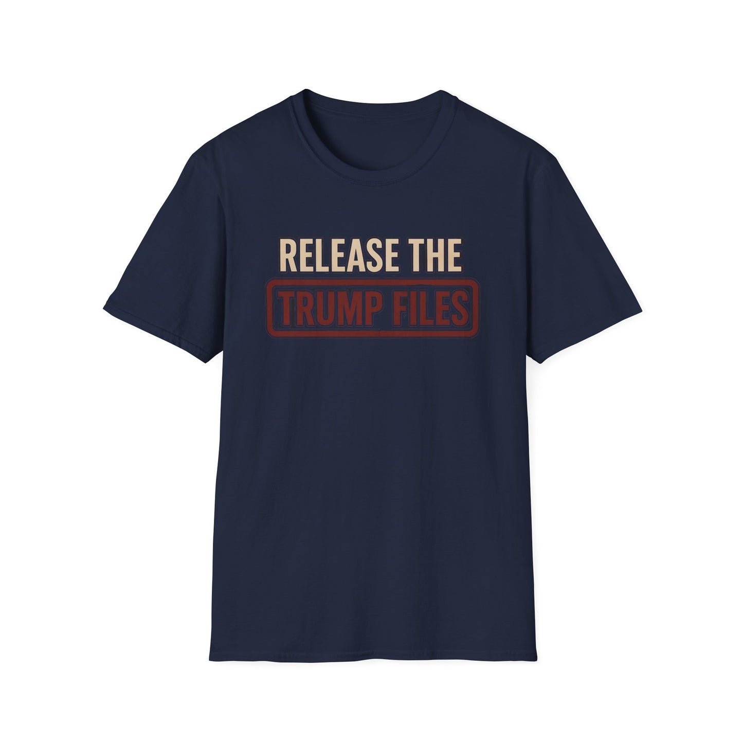 "Trump Files / Bubba-Trump's: Felonies, Denial and Terror" Back Print, Release the Trump Files Unisex front/back tee