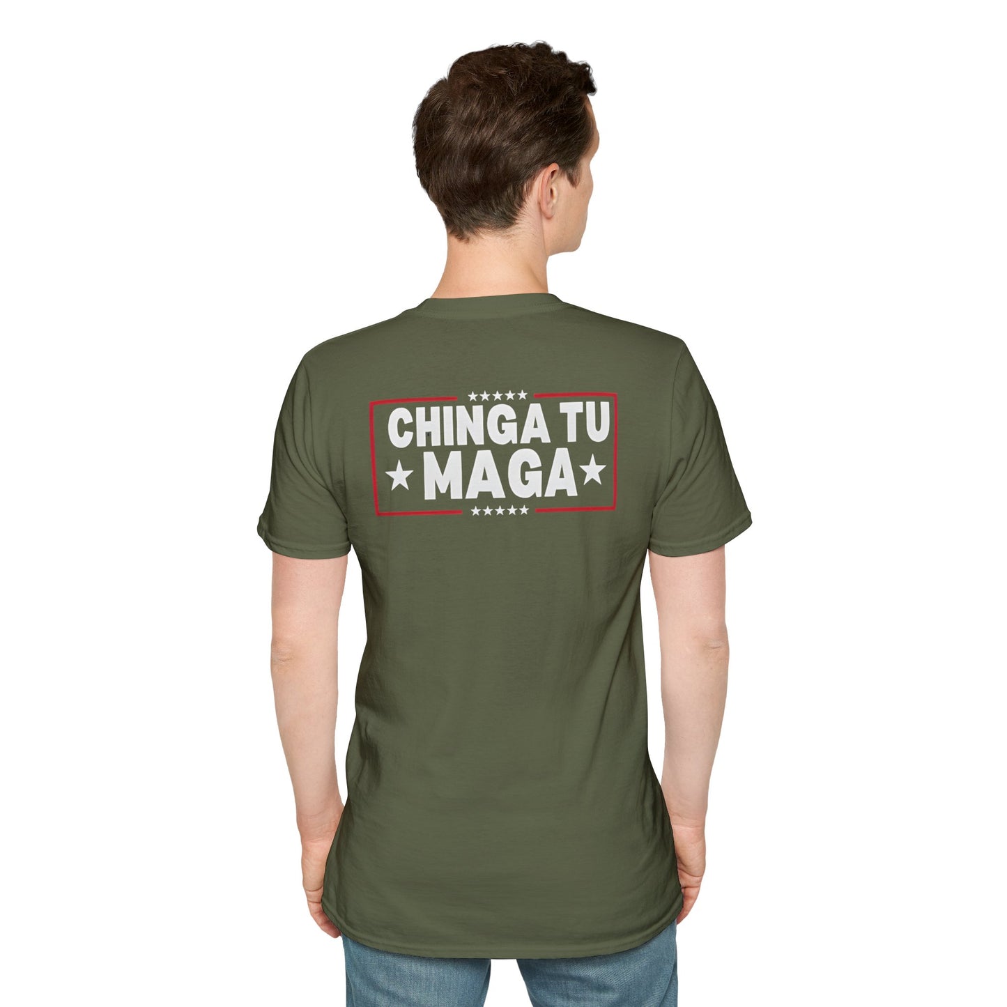 Chinga Tu Maga back Mexicans Ain't Going Anywhere t-shirt, Great Gift for Holidays, MagaHumor, Anti maga shirt, anti trump