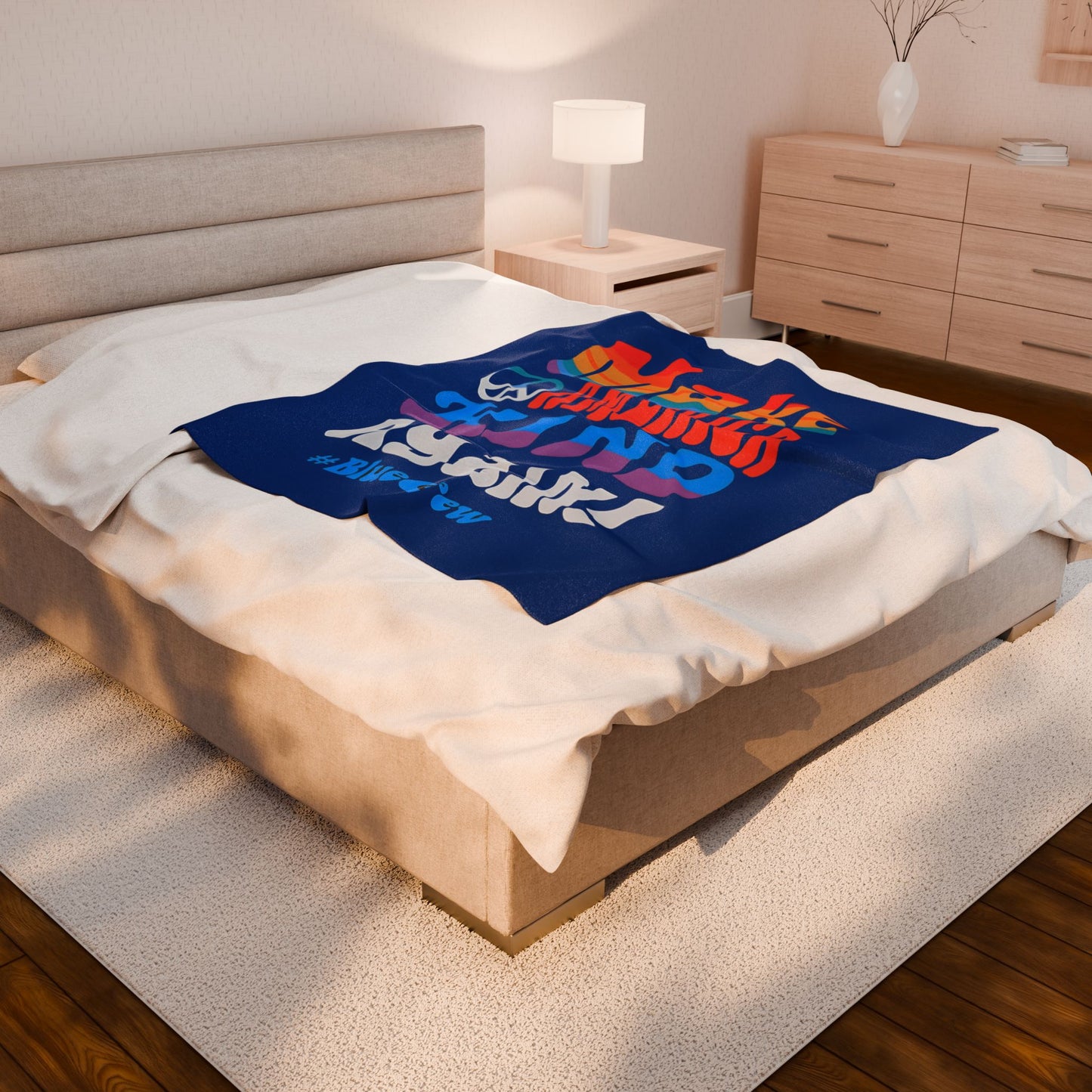 Make America Kind Again Plush Blanket - Cozy Gift for Kindness Advocates, Living Room Decor, Comfy Throw, Soft Blanket for All Ages, [...]