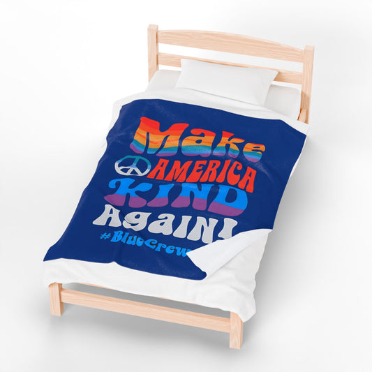 Make America Kind Again Plush Blanket - Cozy Gift for Kindness Advocates, Living Room Decor, Comfy Throw, Soft Blanket for All Ages, [...]