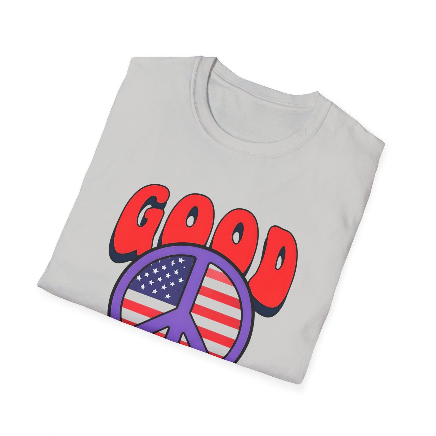 Peace & Good Trouble Unisex T-Shirt, Retro Graphic Tee, Casual Wear, Gift for Activists, July 4th Celebration Shirt