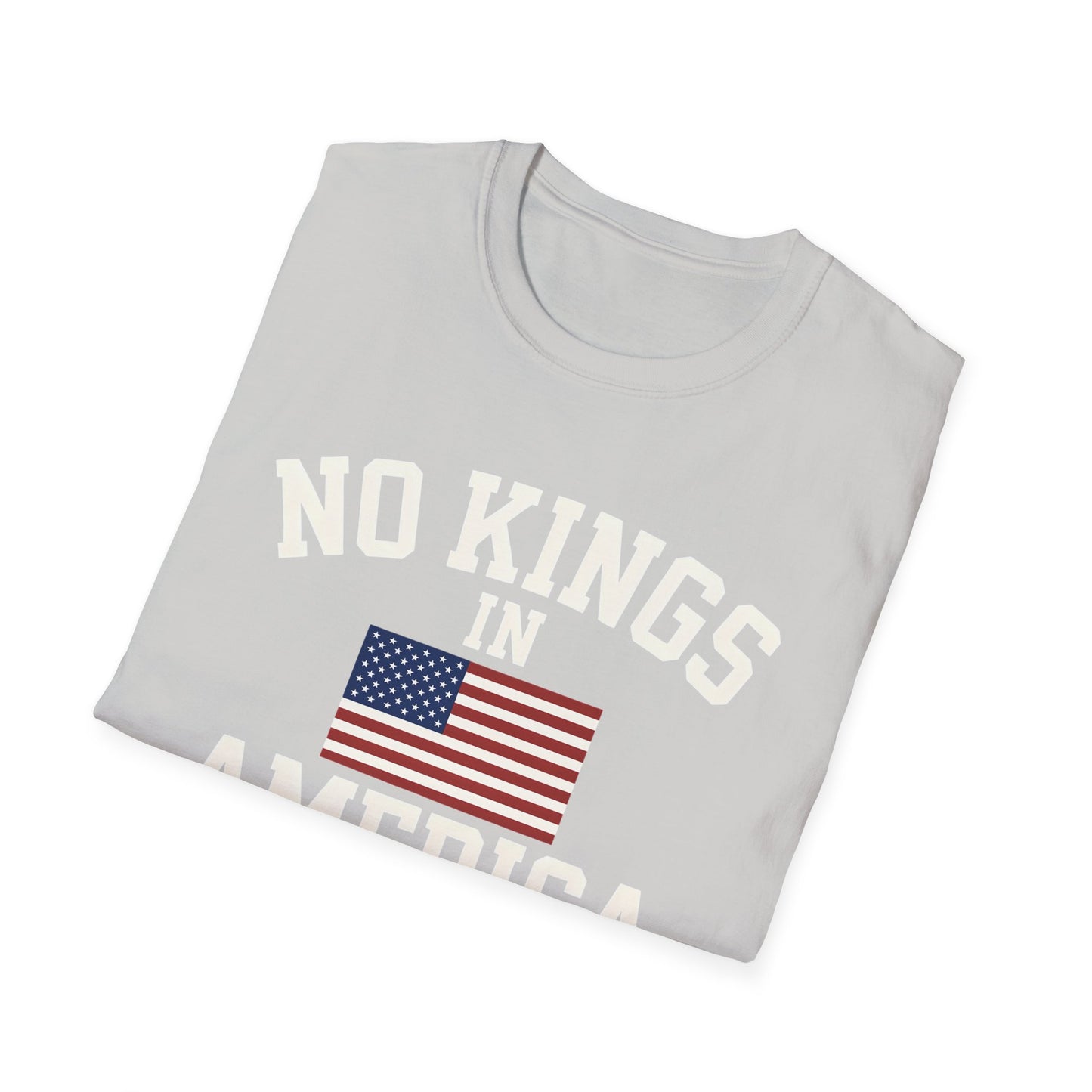 No Kings T-Shirt: No Kings in America Design, Patriotic Tee, Casual Wear, 4th of July Gift, Independence Day Shirt, Political [...]