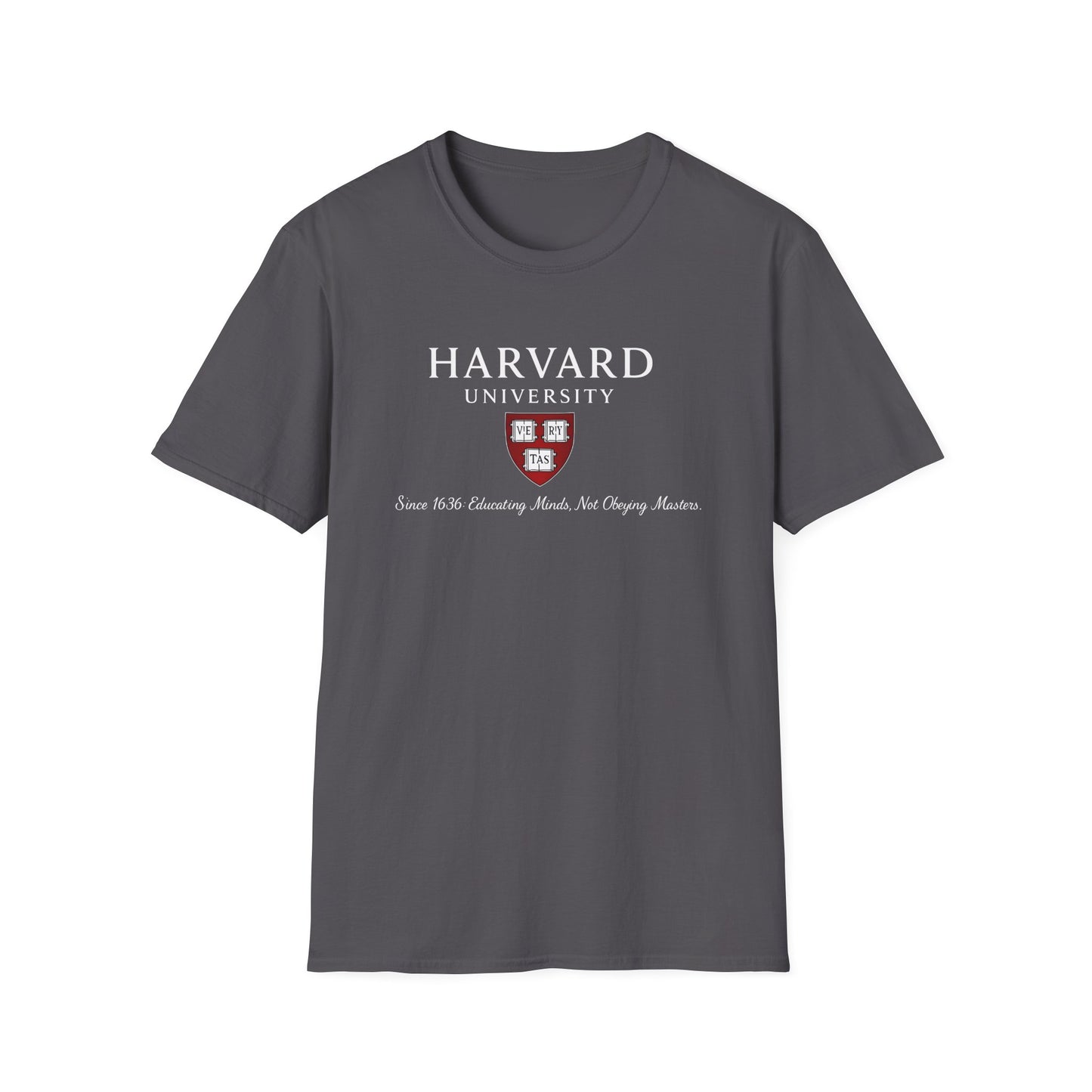 Harvard University - Since 1636: unisex t-shirt, antigovernment shirt, no masters tee, hands off universities t-shirt, law shirt