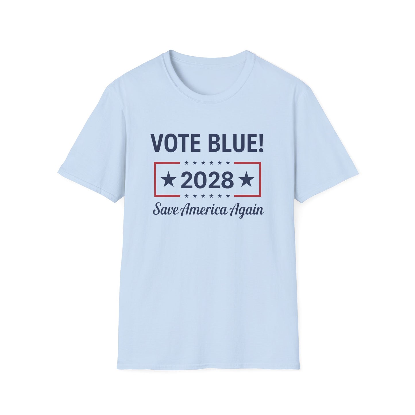 vote blue unisex tee, 2028 vote blue shirt, pro democracy tee, anti fascism tee