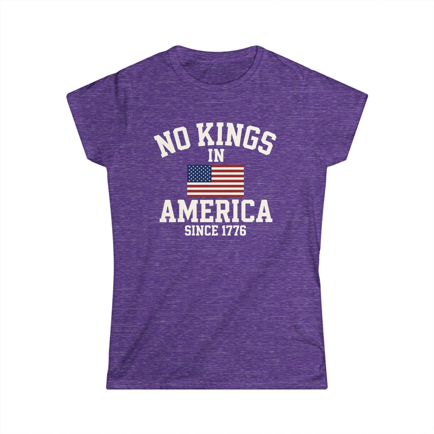 No Kings Ladies fit Tee - No Kings in America since 1776, American Pride Shirt, Independence Day Tee, Gift for History Buffs, [...]