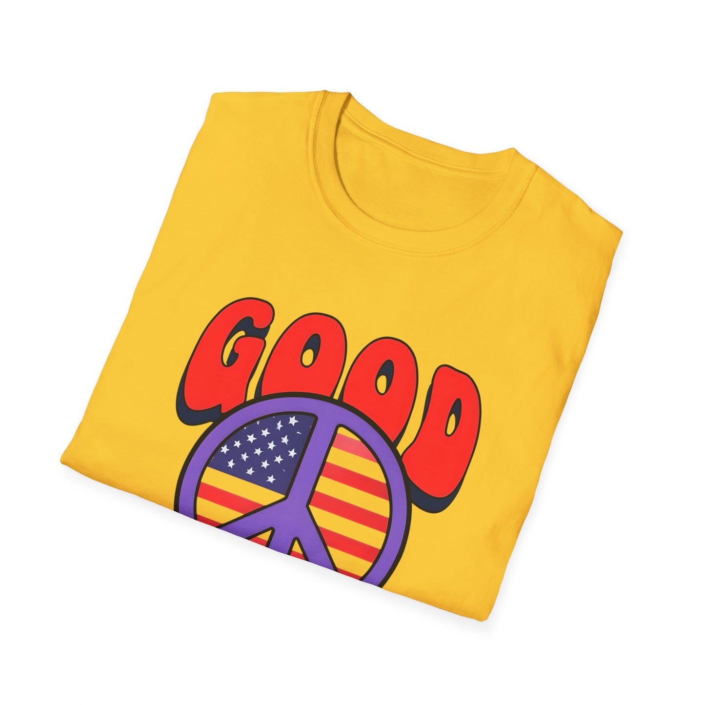 Peace & Good Trouble Unisex T-Shirt, Retro Graphic Tee, Casual Wear, Gift for Activists, July 4th Celebration Shirt