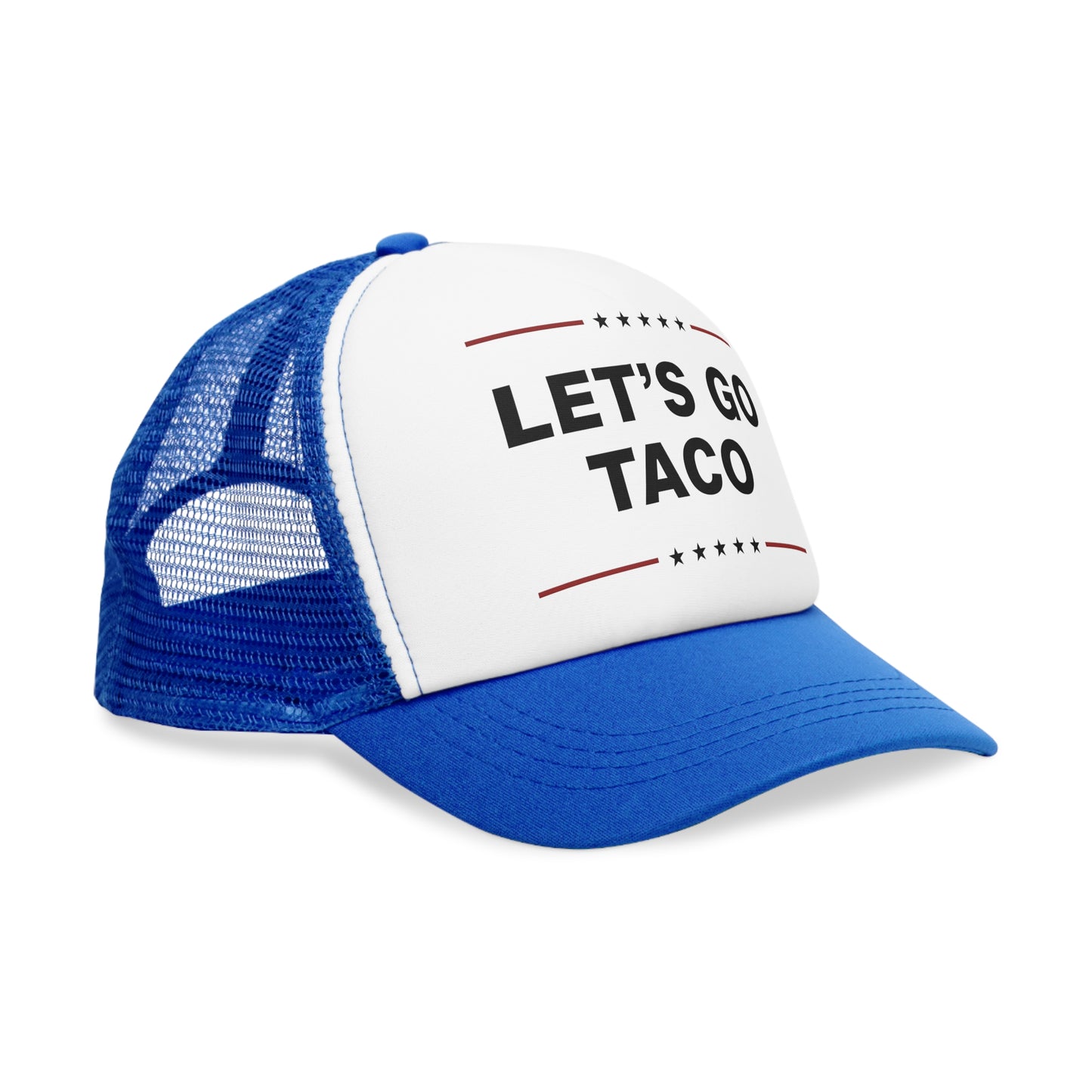 Let's Go Taco Mesh Cap - Impeach the Taco, Nacho President Hat, Humor Gift for Food Lovers, Party Accessory, Cinco de Mayo Party