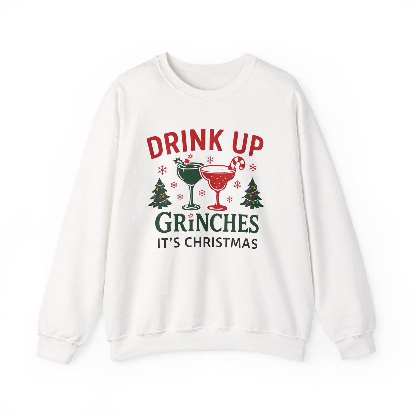 Drink Up Grinches - Its Christmas unisex crewneck Festive Holiday Sweatshirt, Drink Up Grinches Crewneck, Christmas Gift, Ugly Sweater Alternative, Family Gathering Outfit, Winter [...]