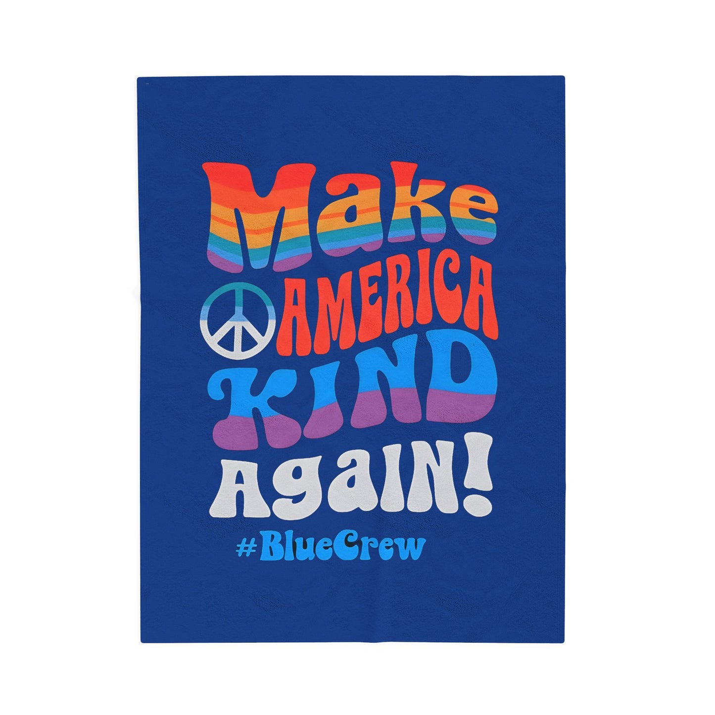 Make America Kind Again Plush Blanket - Cozy Gift for Kindness Advocates, Living Room Decor, Comfy Throw, Soft Blanket for All Ages, [...]