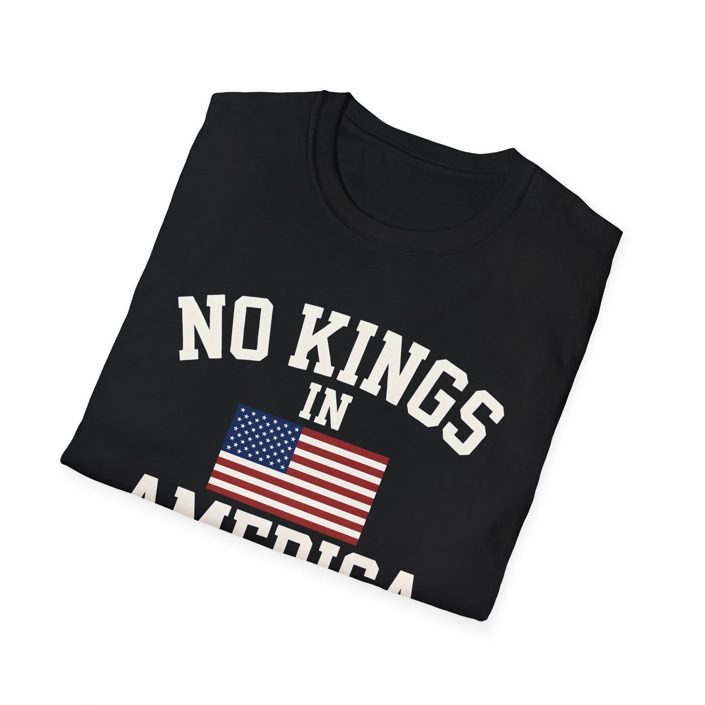 No Kings T-Shirt: No Kings in America Design, Patriotic Tee, Casual Wear, 4th of July Gift, Independence Day Shirt, Political [...]