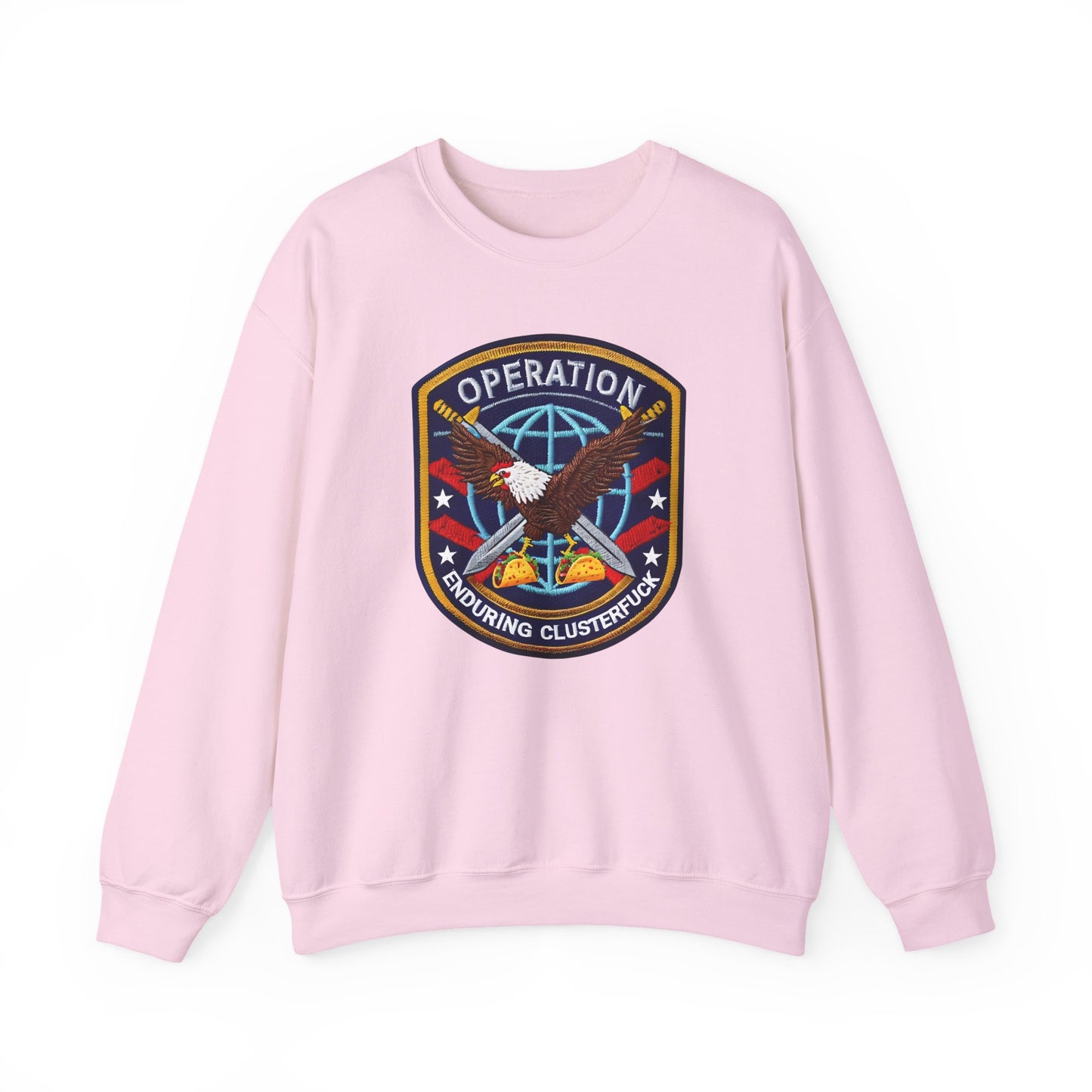 Operation Enduring Clusterfuck crewneck Sweatshirt, Political Statement Sweatshirt, Anti Fascism Sweatshirt, Support Ukraine Crew Neck