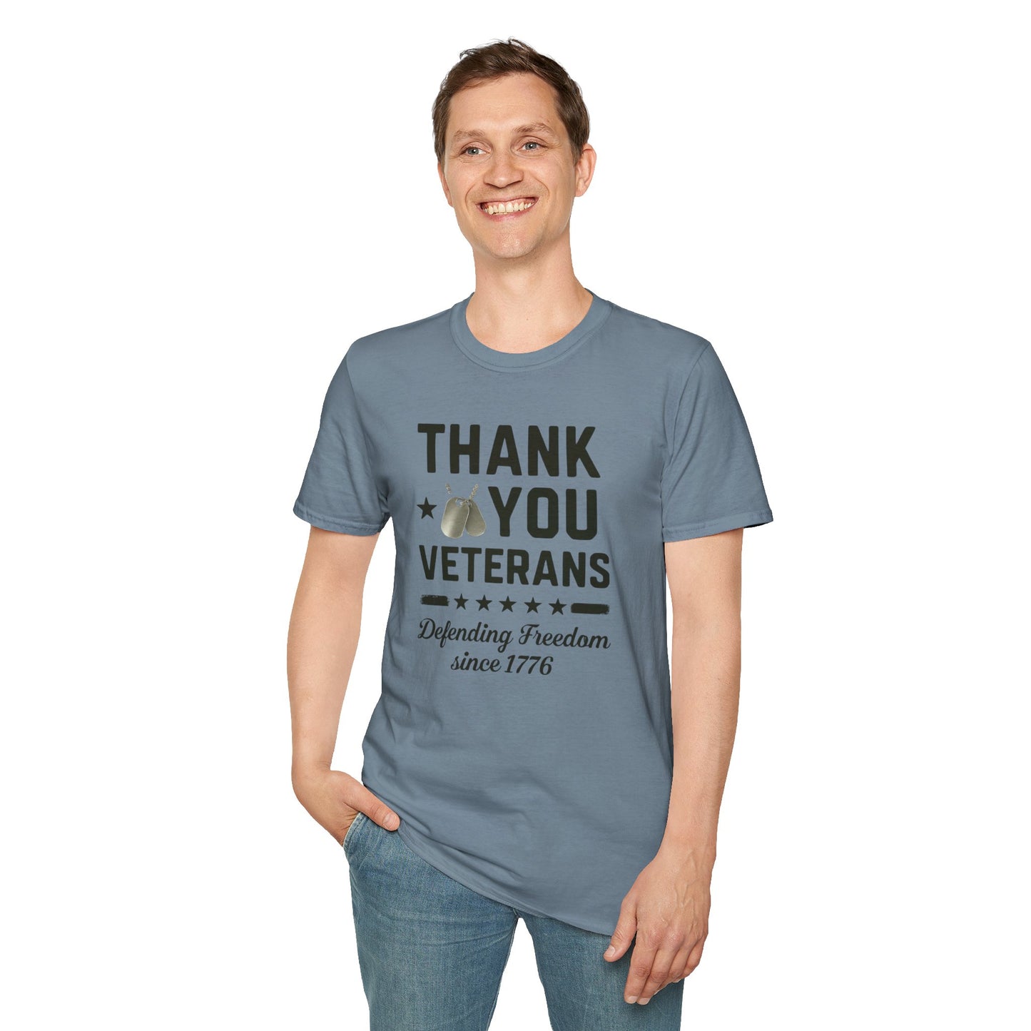 Thank You Veterans, Defending Freedom since 1776 unisex tshirt, 4th of july tee, patriotic tshirt, honor your local vet shirt